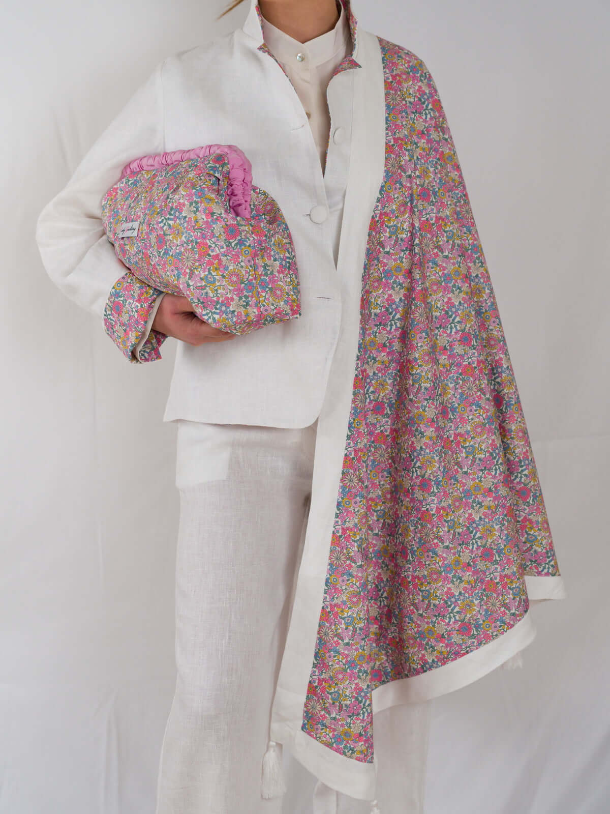 Clutch Floralia mini - fiori rosa | Floralia