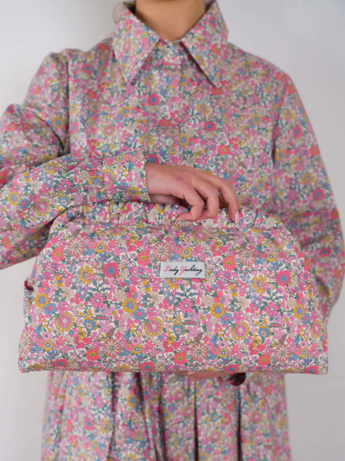 Clutch Floralia maxi - fiori rosa | Floralia