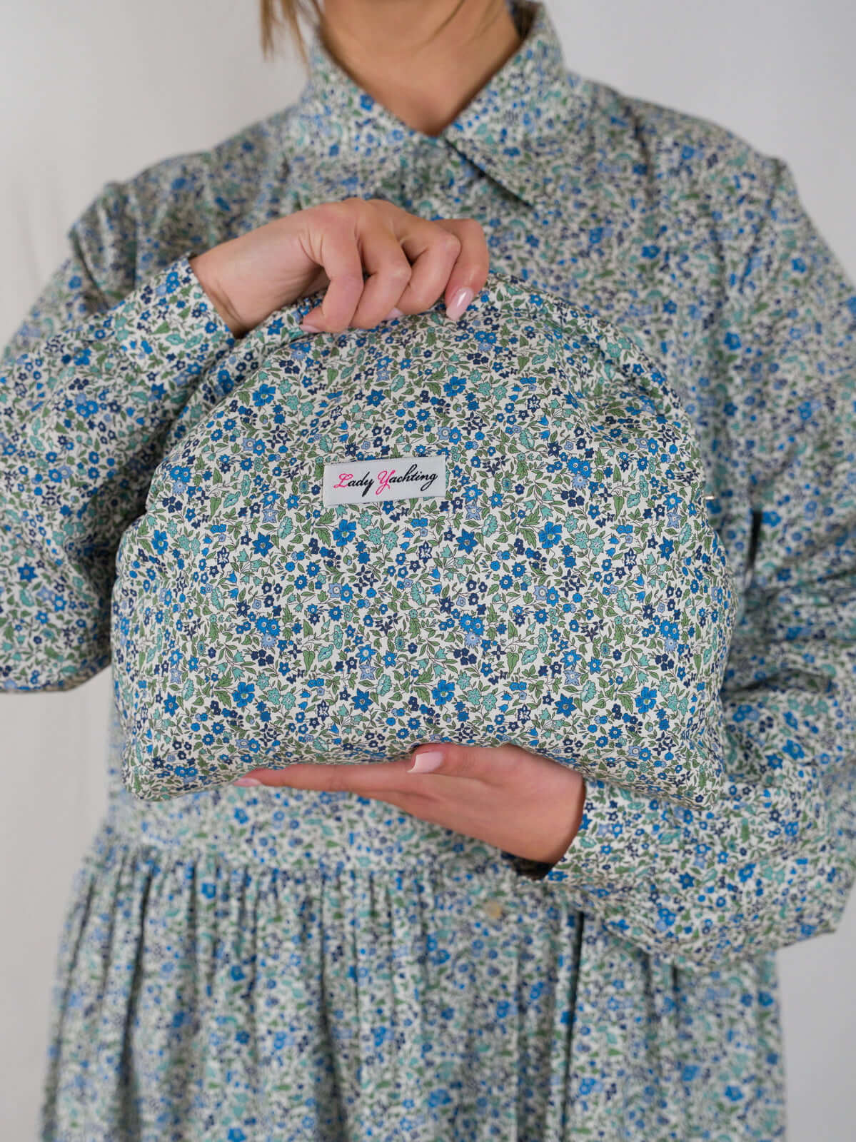 Clutch Floralia mini - fiori blu |Floralia