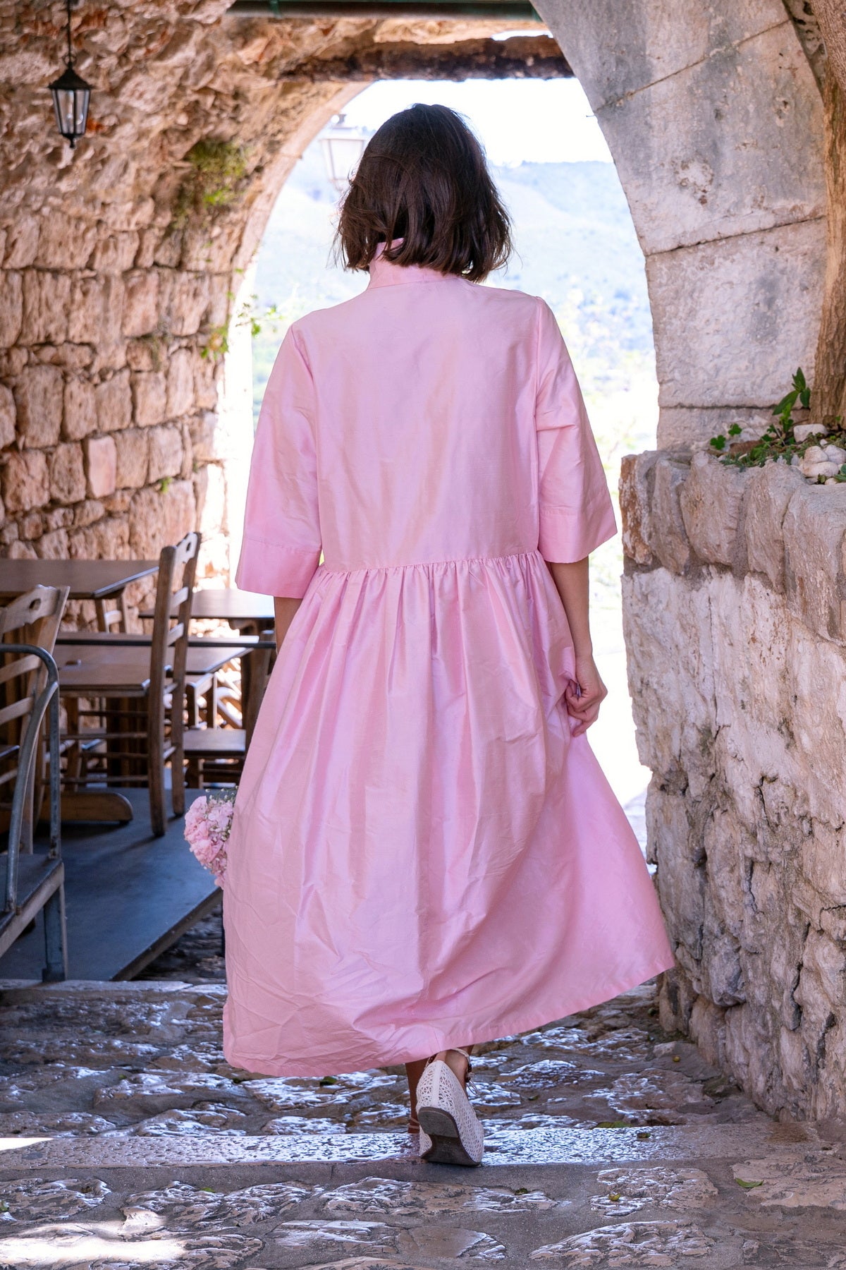 Abito in Shantung