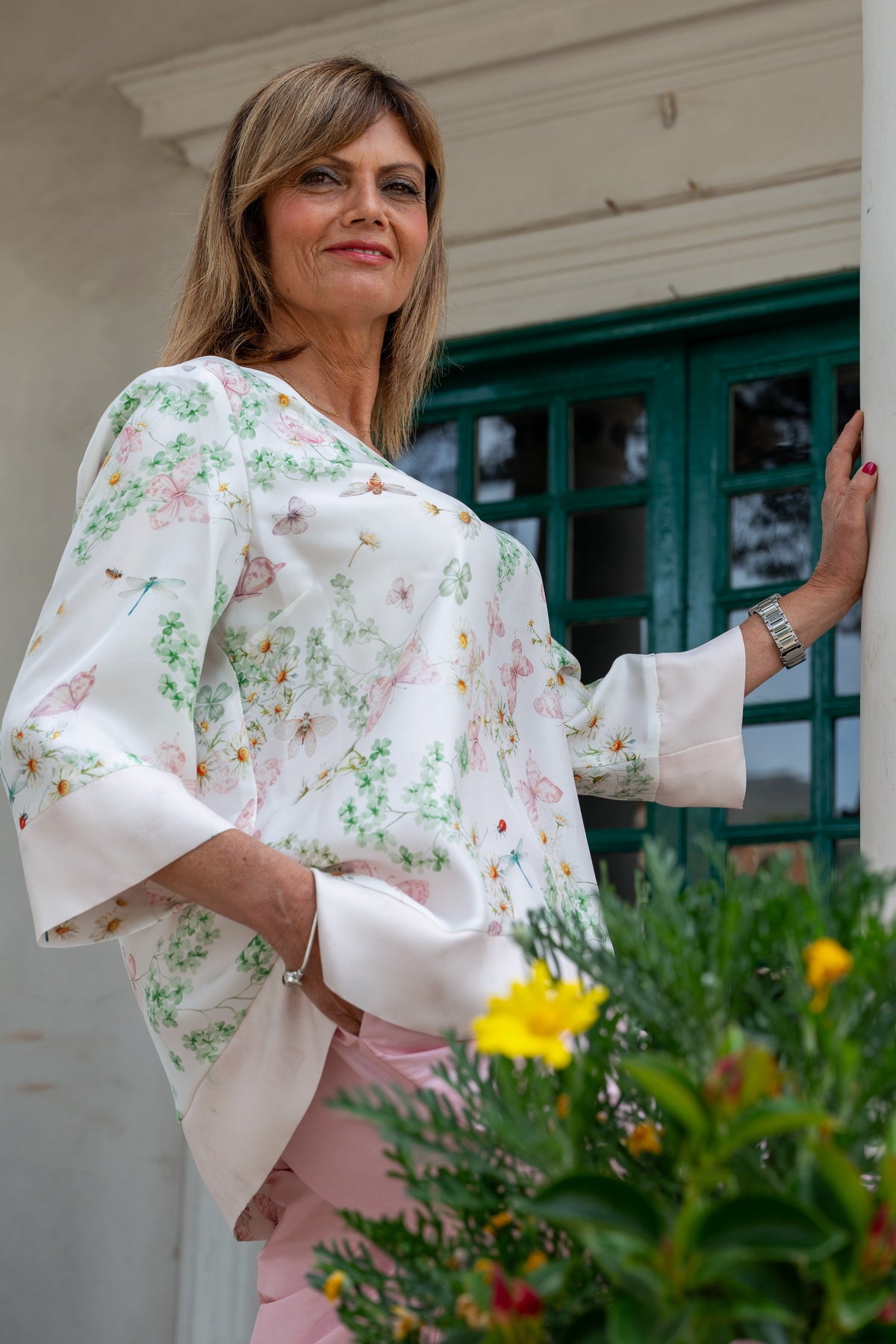 Blusa Nadia in seta