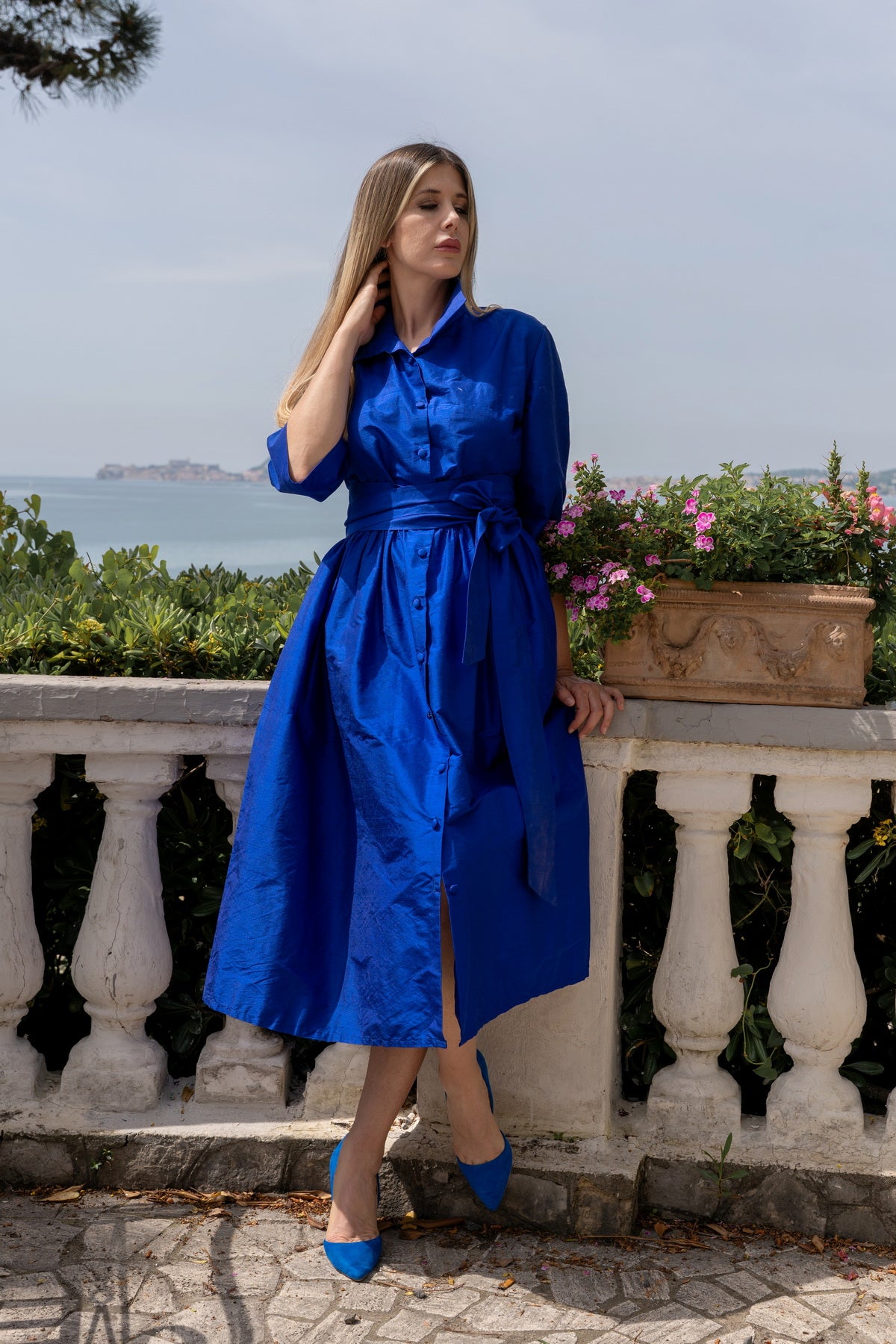 Sofia Bluette – Abito in Shantung