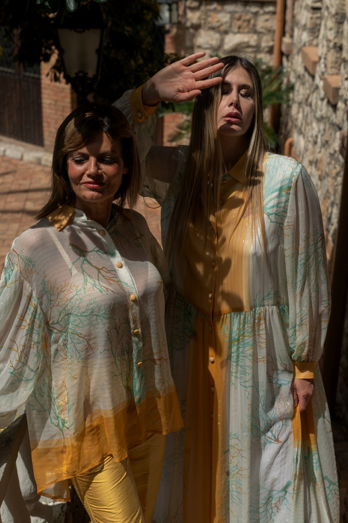 Abito Sofia in chiffon di seta