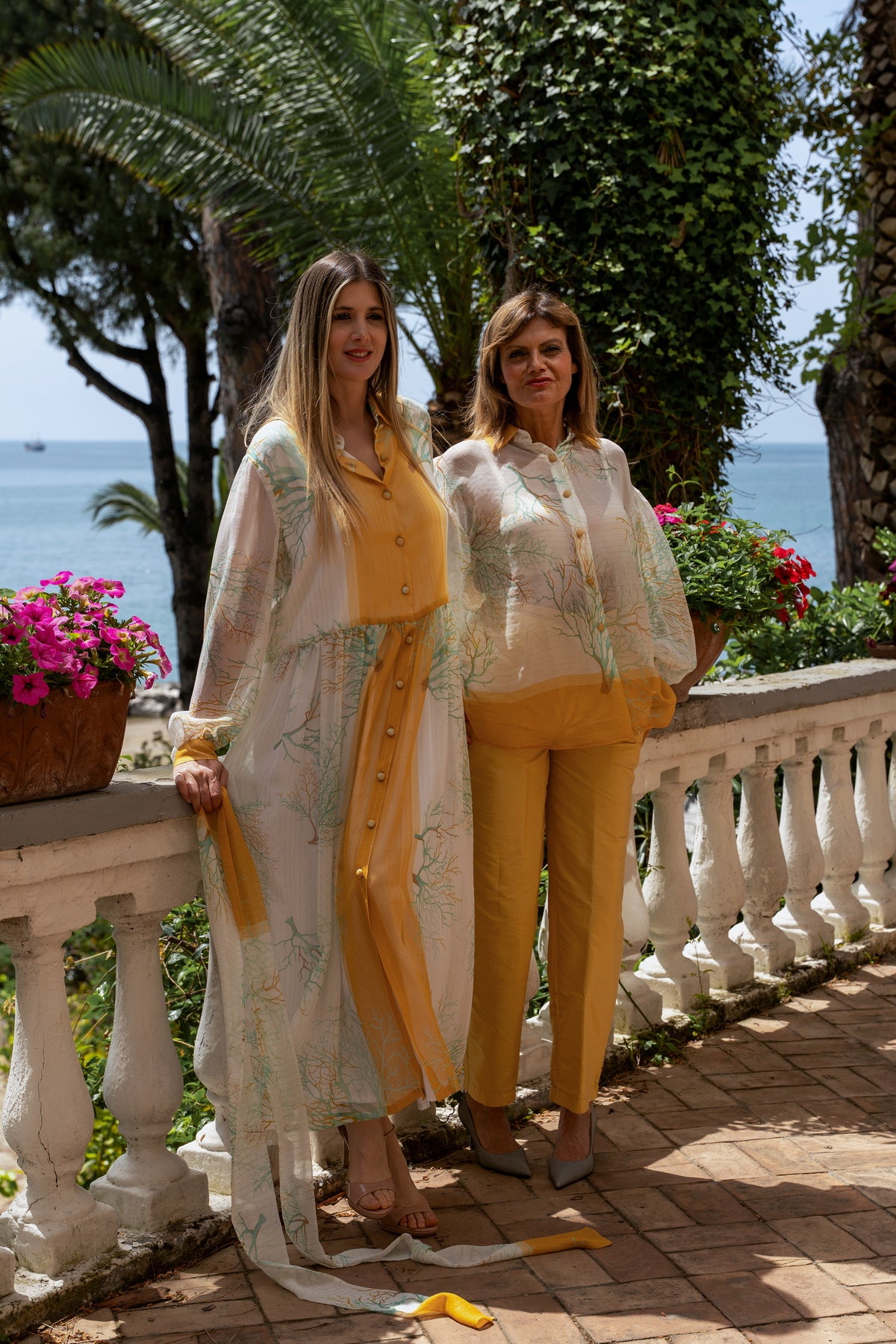 Abito Sofia in chiffon di seta