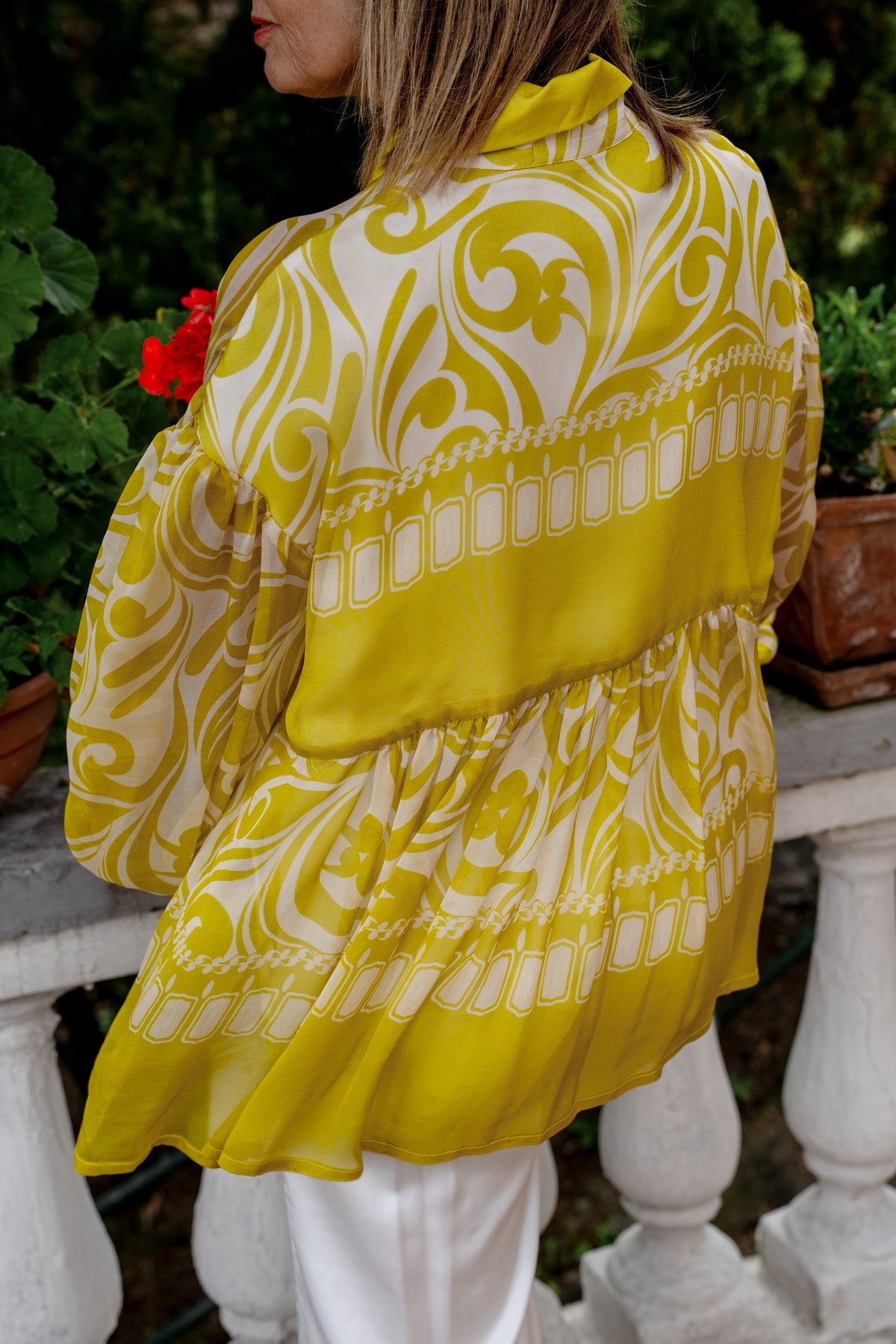 Camicia Ale in Chiffon di Seta