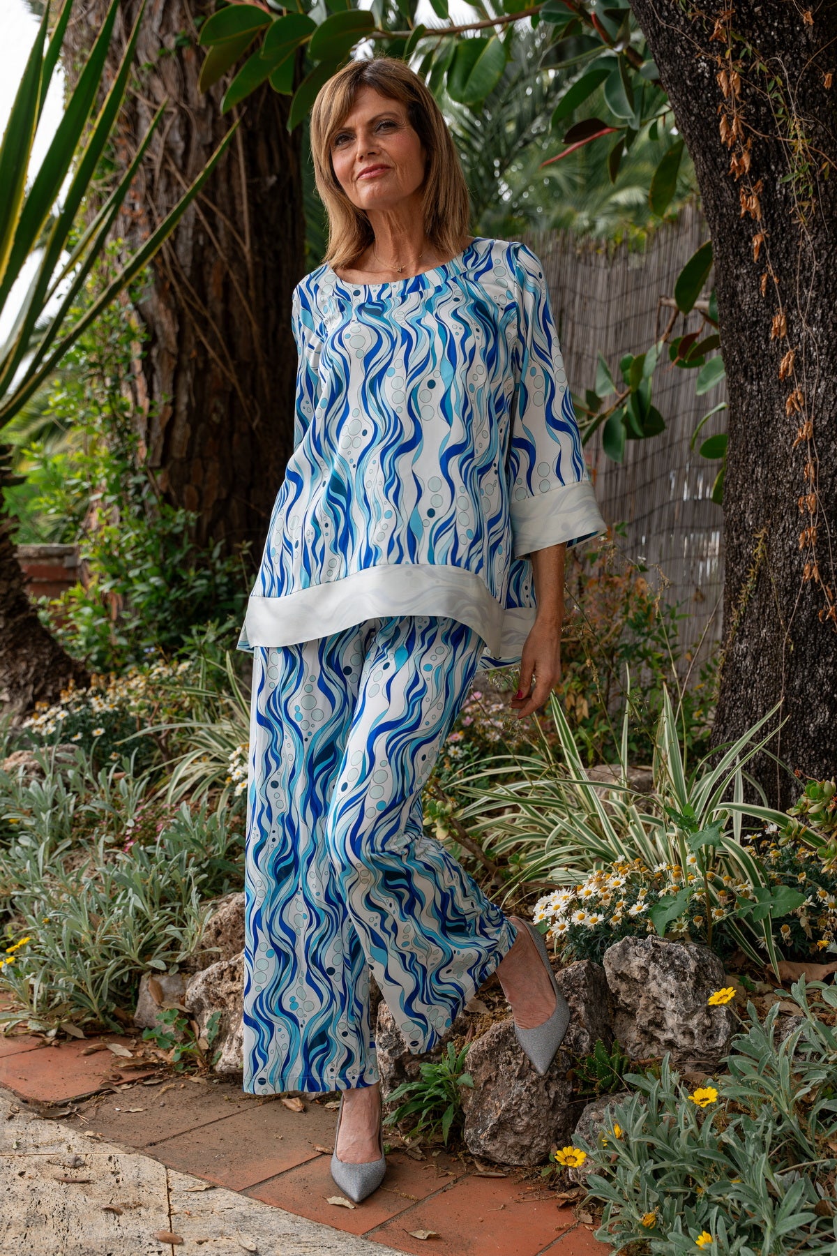 Blusa Nadia Mille bolle in seta