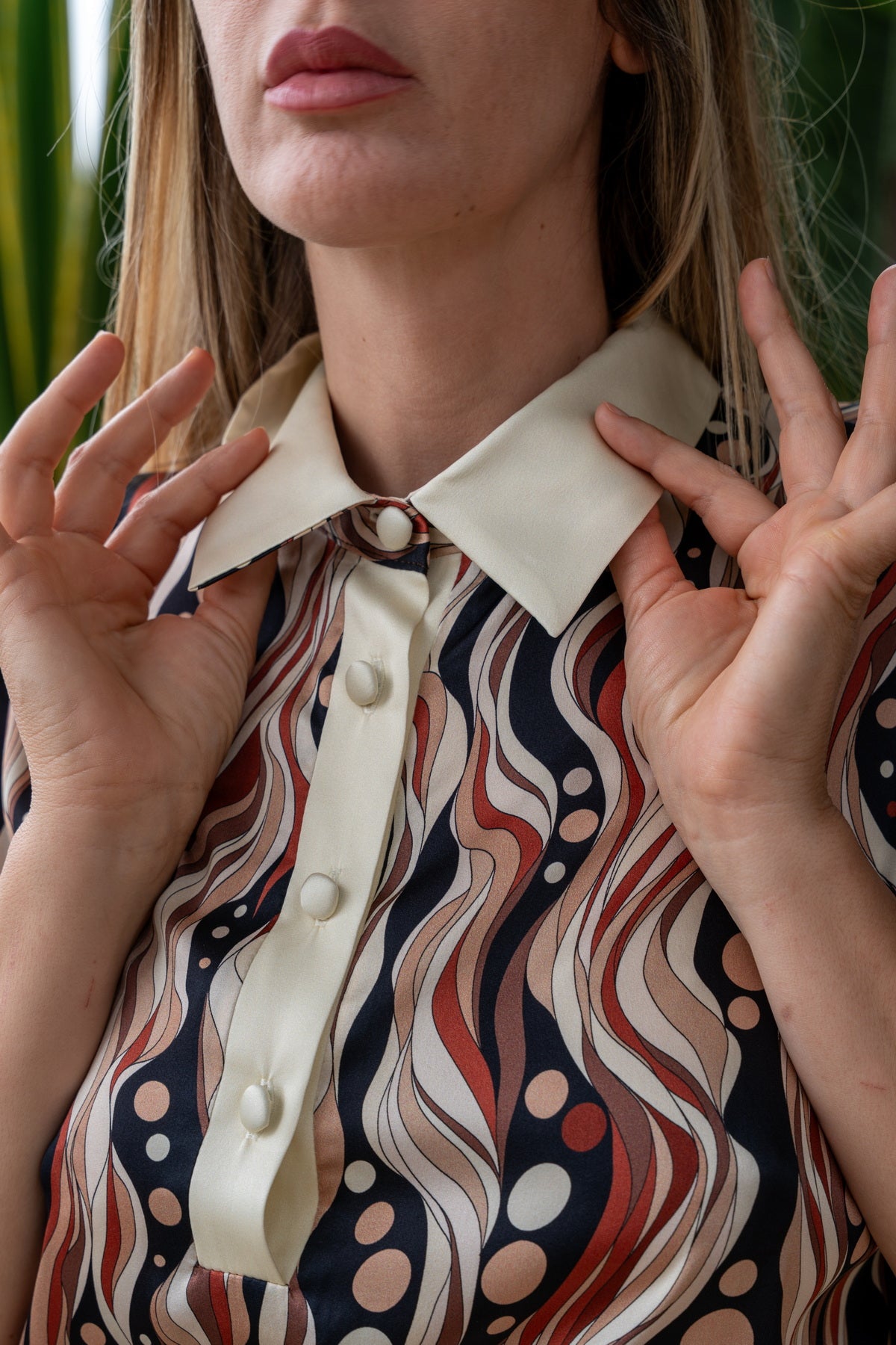 Blusa Raffaella Mille bolle in seta