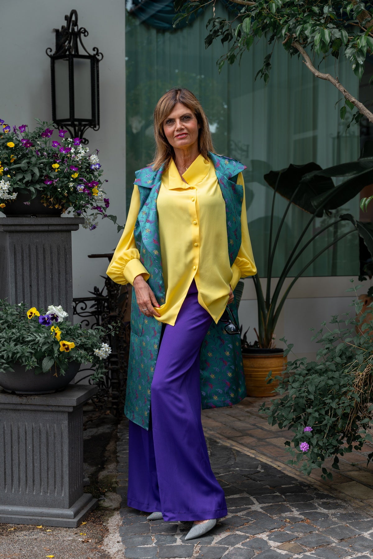 Camicia Lunga in Seta Crepe de Chine
