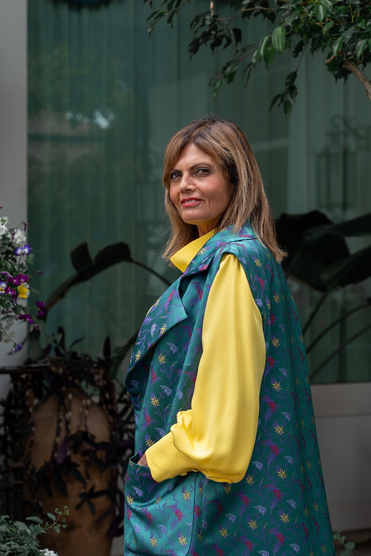Gilet Amelie in Duchesse di Seta – Eleganza Raffinata Made in Italy