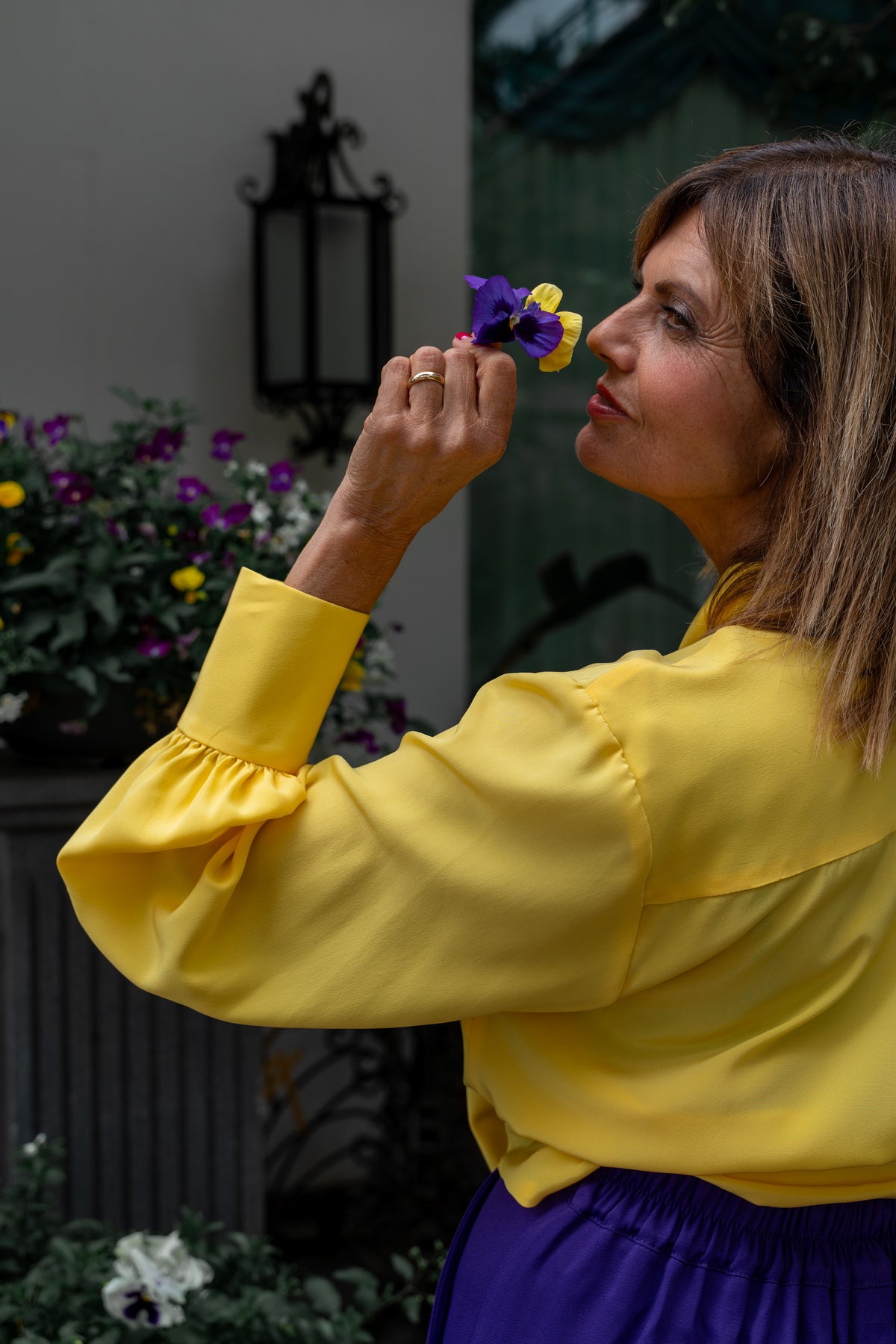 Camicia Lunga in Seta Crepe de Chine