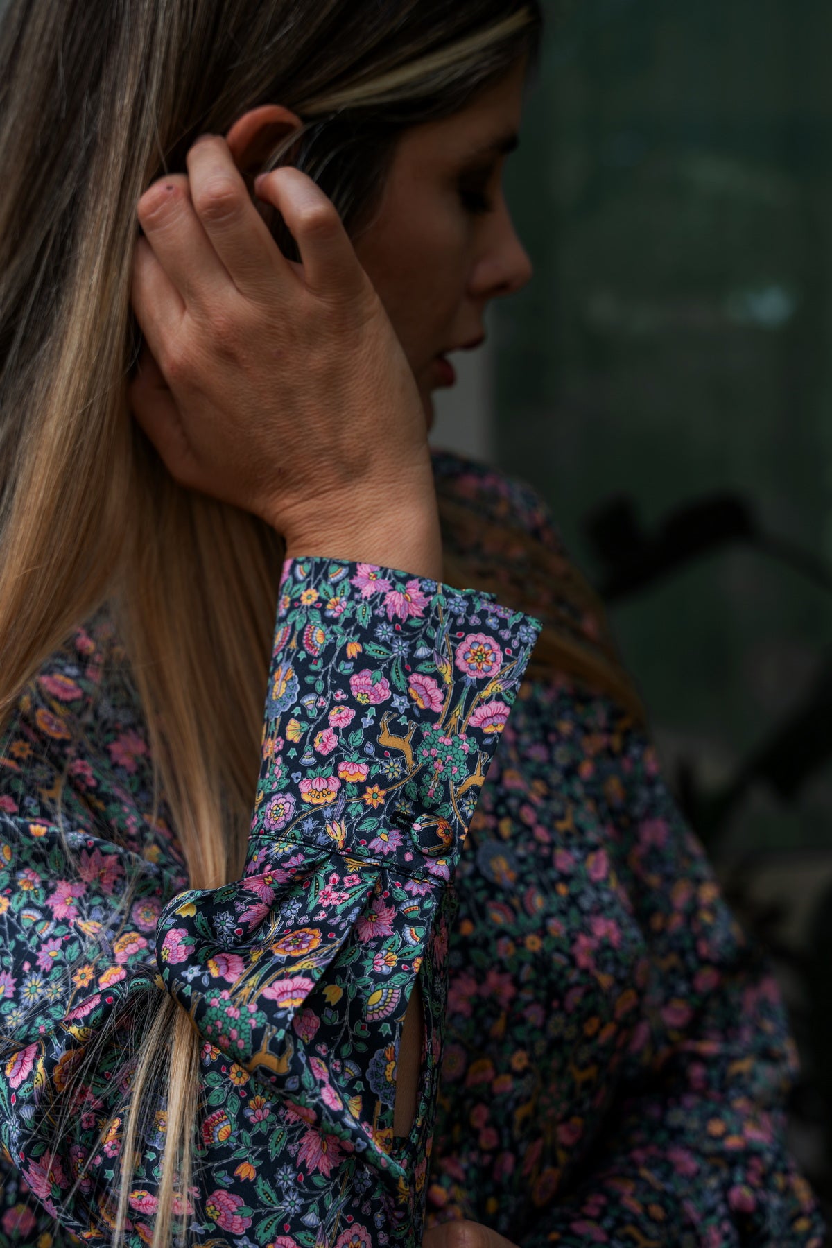 Camicia Elisabeth in Raso di Seta Liberty – Eleganza Made in Italy