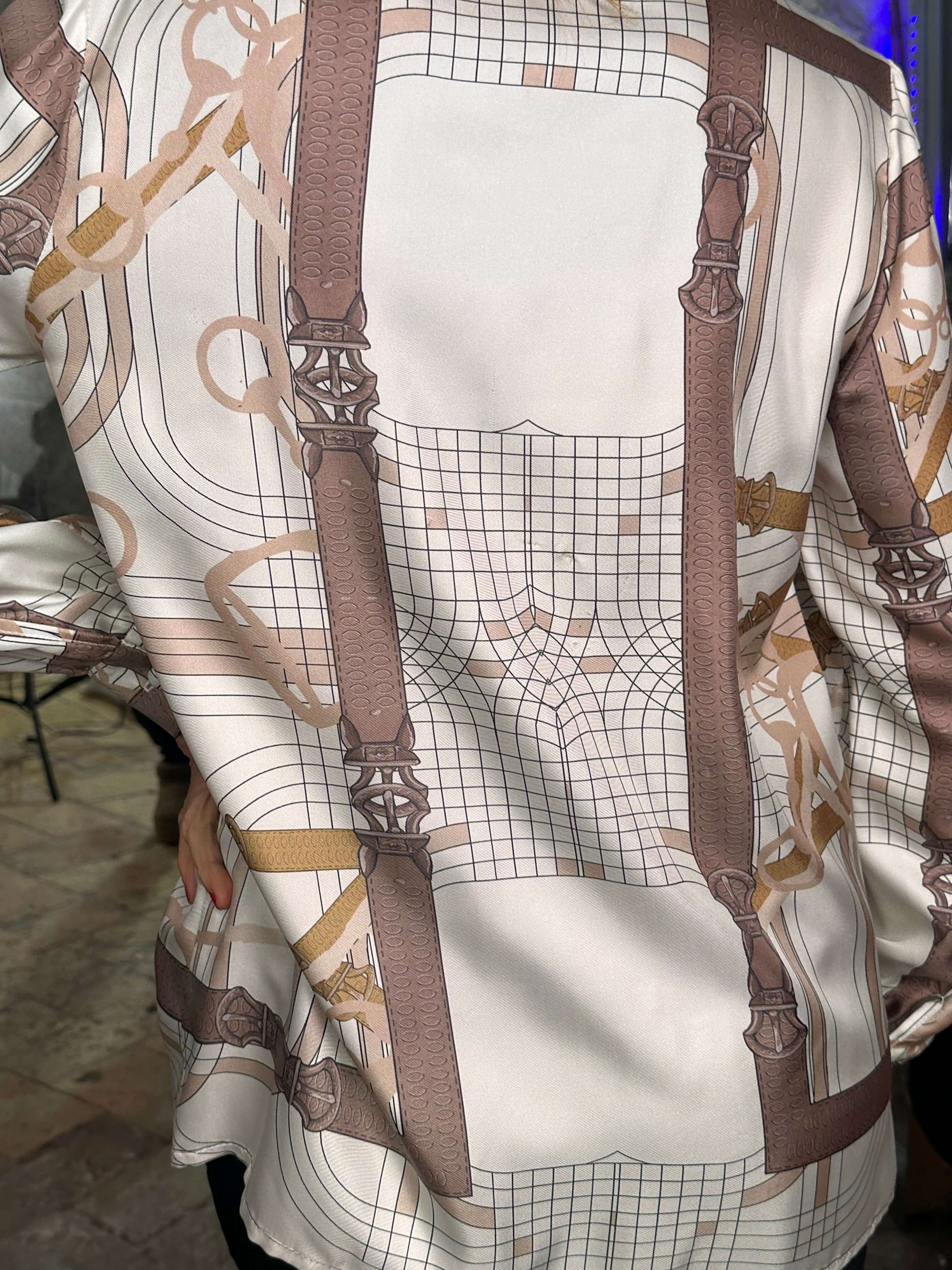 Camicia Elisabeth in twill di seta