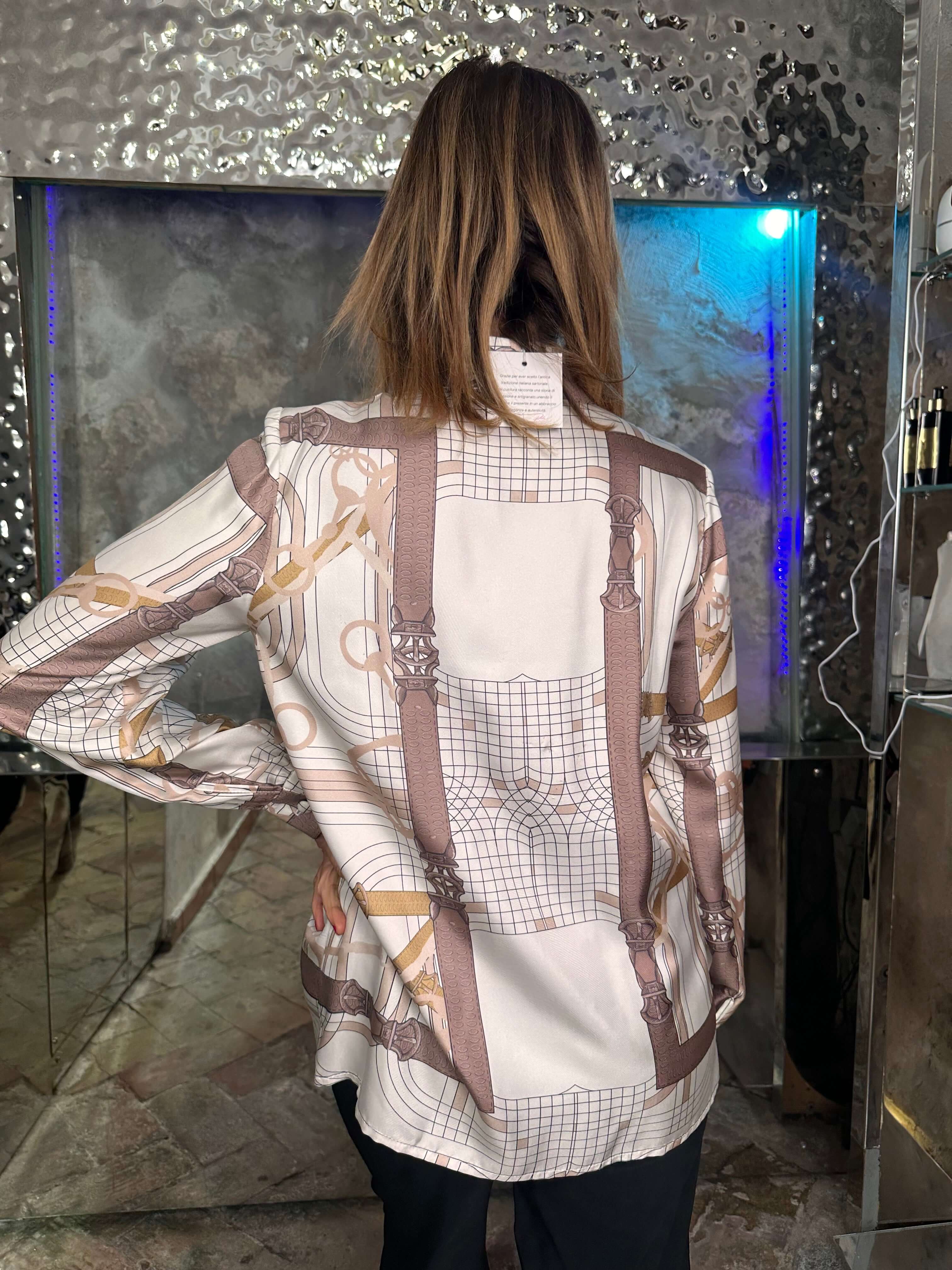 Camicia Elisabeth in twill di seta