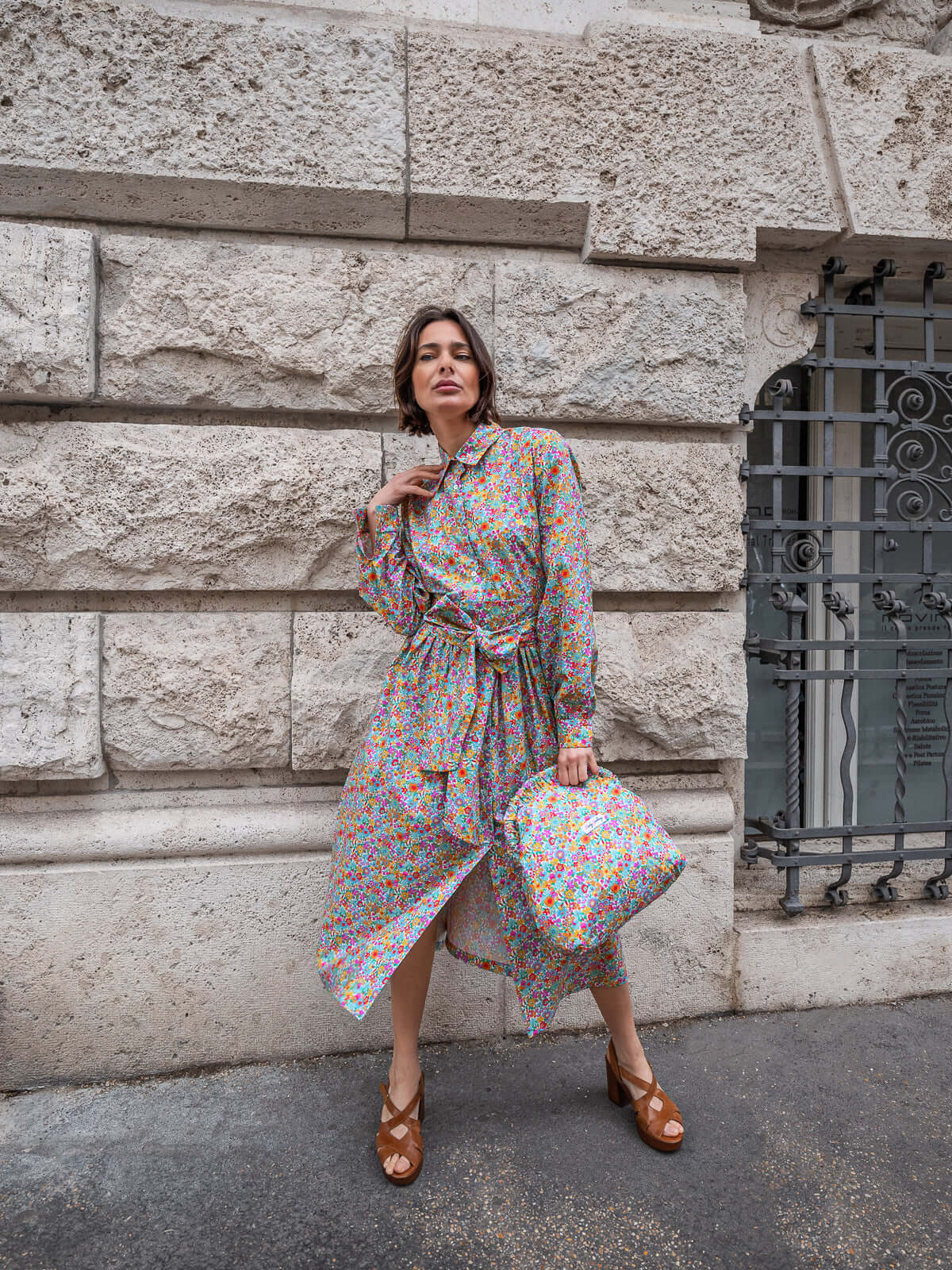 Clutch Floralia mini - fiori multicolor | FLORALIA