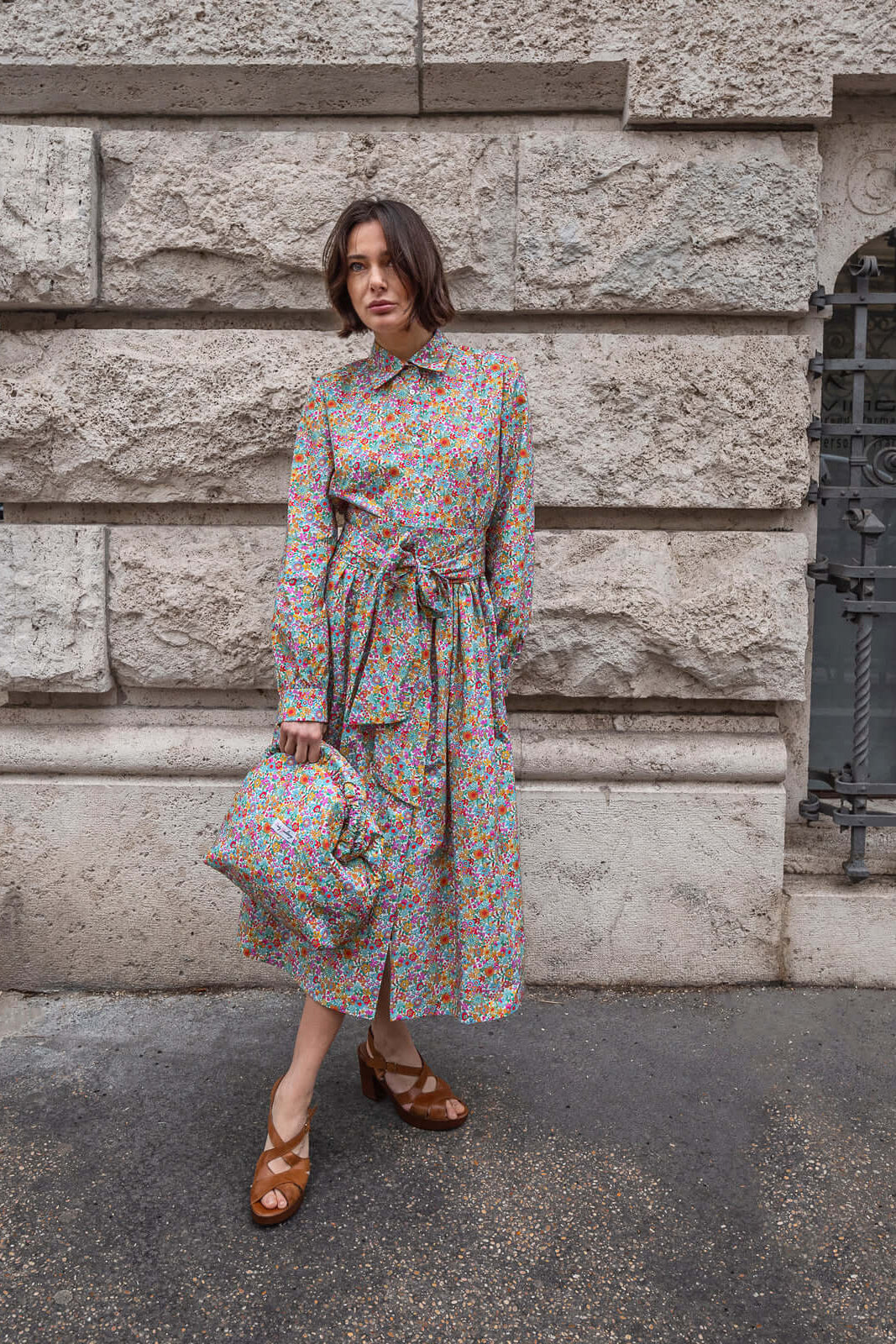 Abito Sofia in tessuto Liberty — multicolor