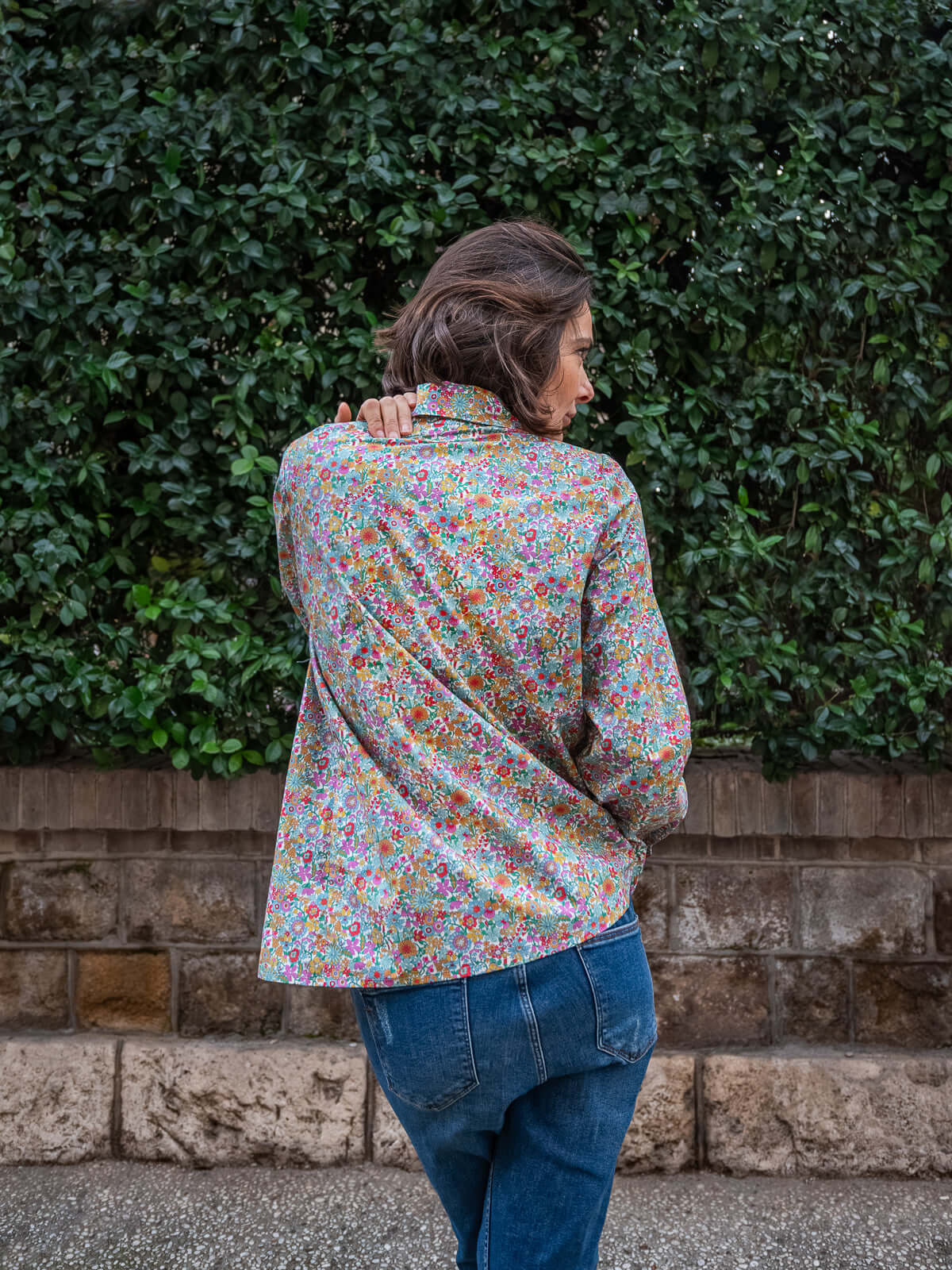 Camicia in Cotone Liberty — multicolor | Floralia