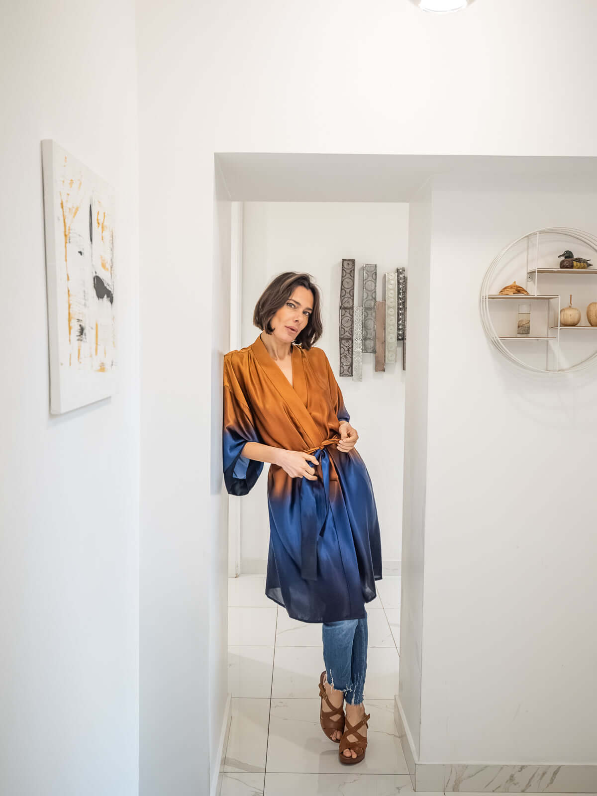 Diana Capri silk blouse