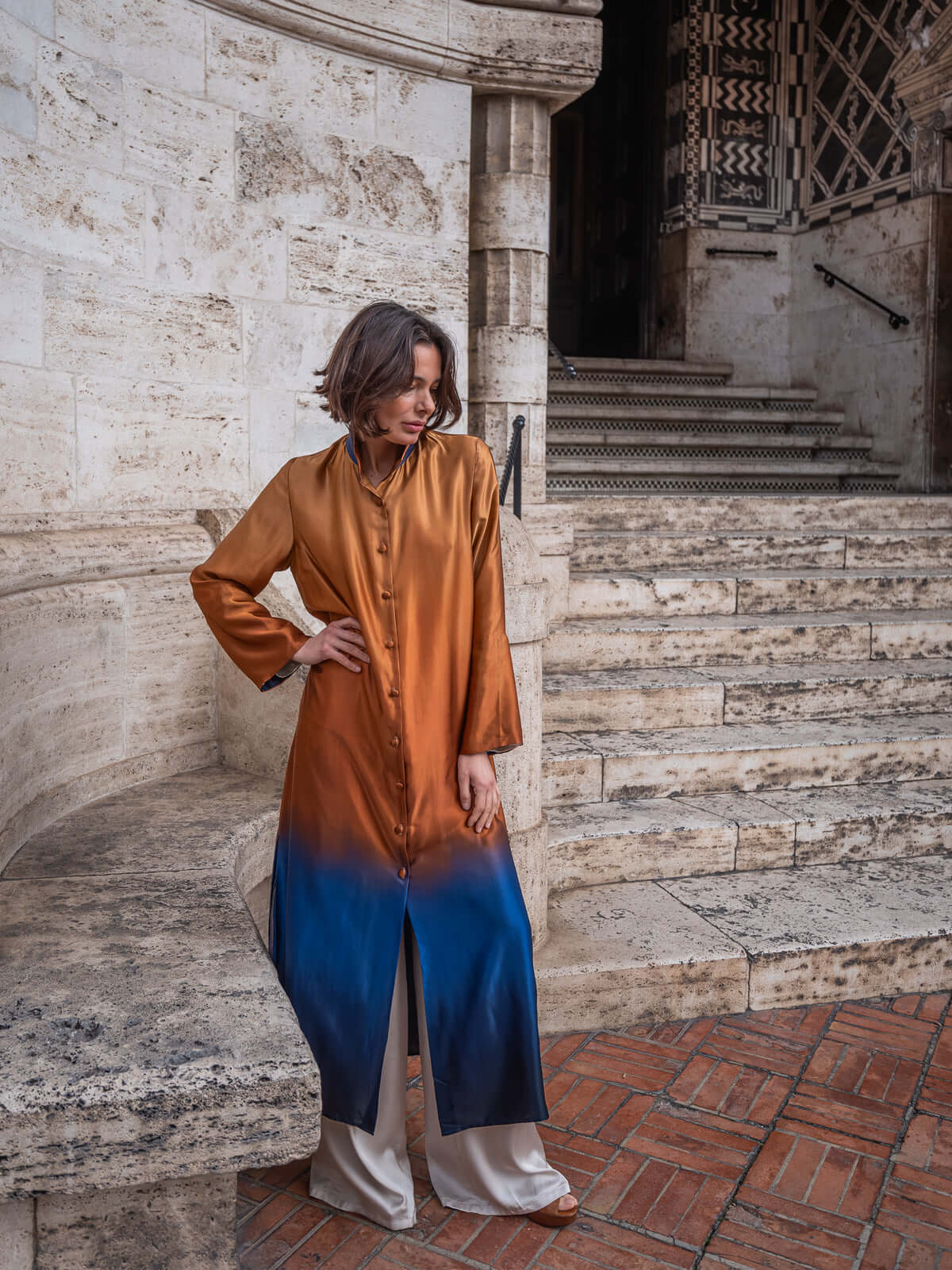 Diana Capri silk blouse