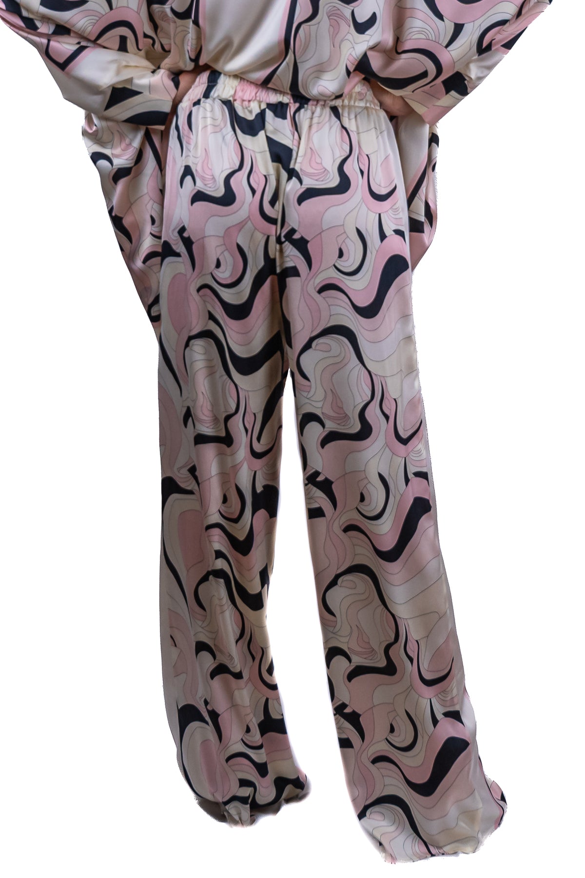 Pantalone Marlene in seta