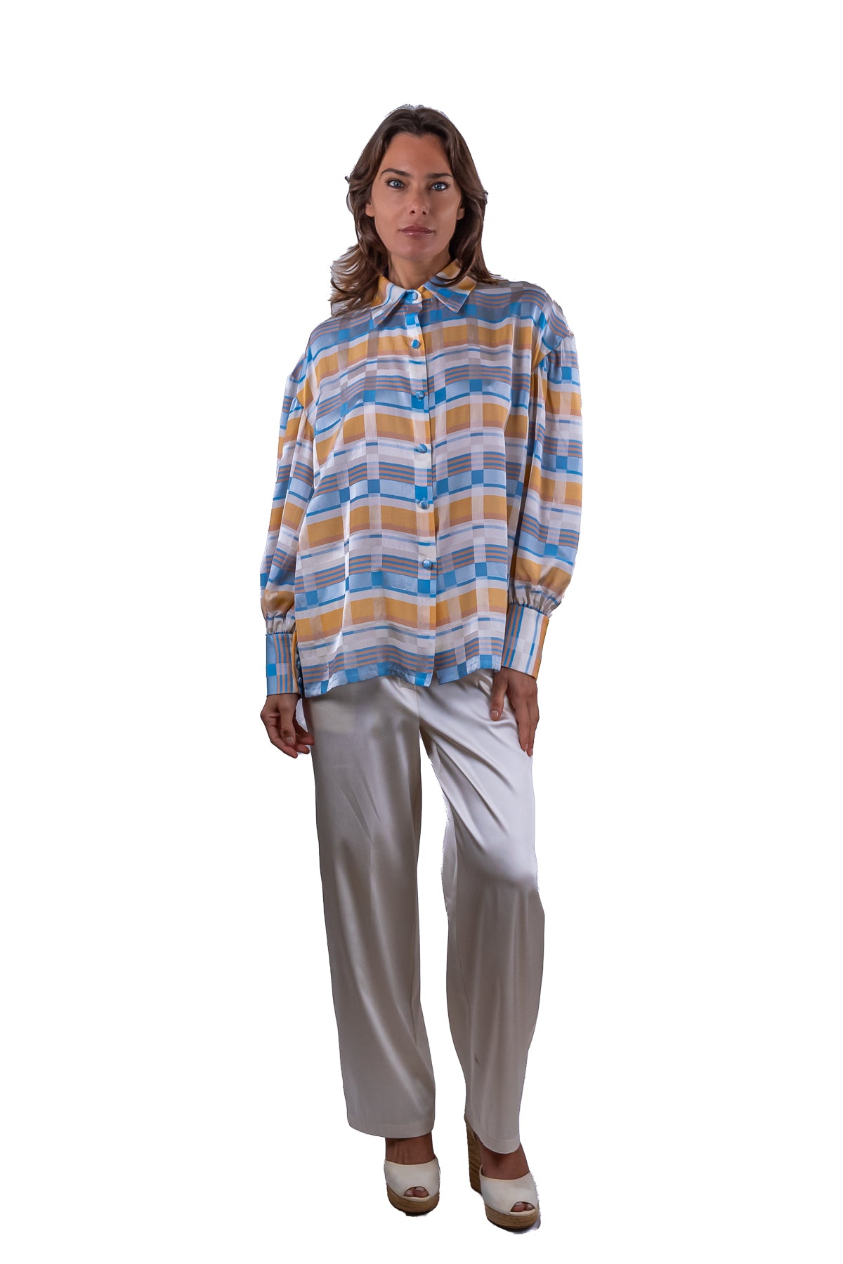 Camicia Ale in Raso di Seta