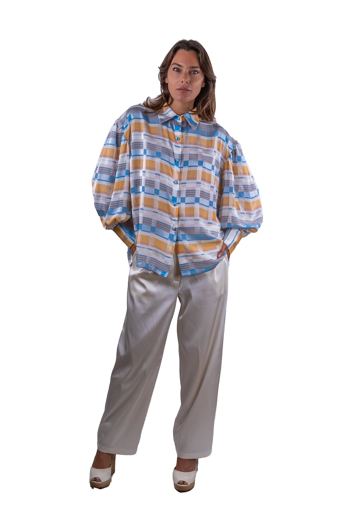 Camicia Ale in Raso di Seta