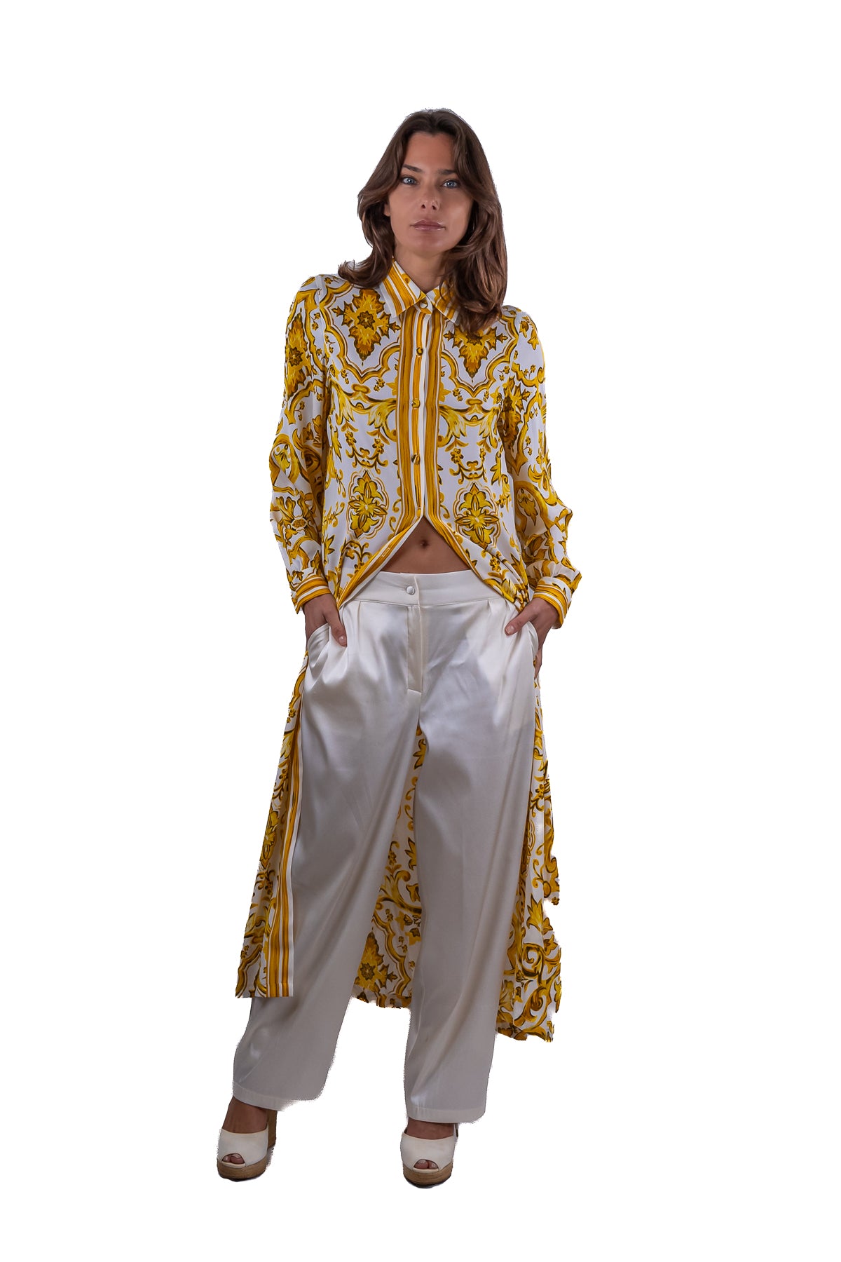 Chemisier Diana Capri in seta Capri