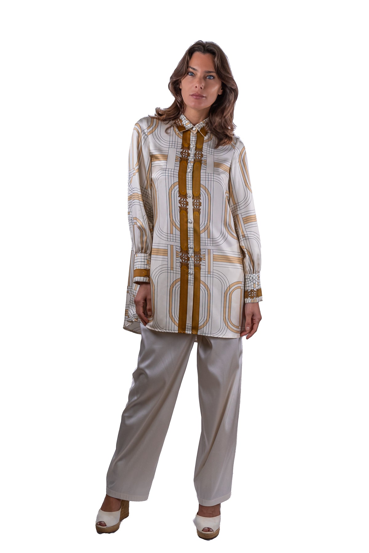 Camicia Elisabeth: Eleganza senza tempo in twill