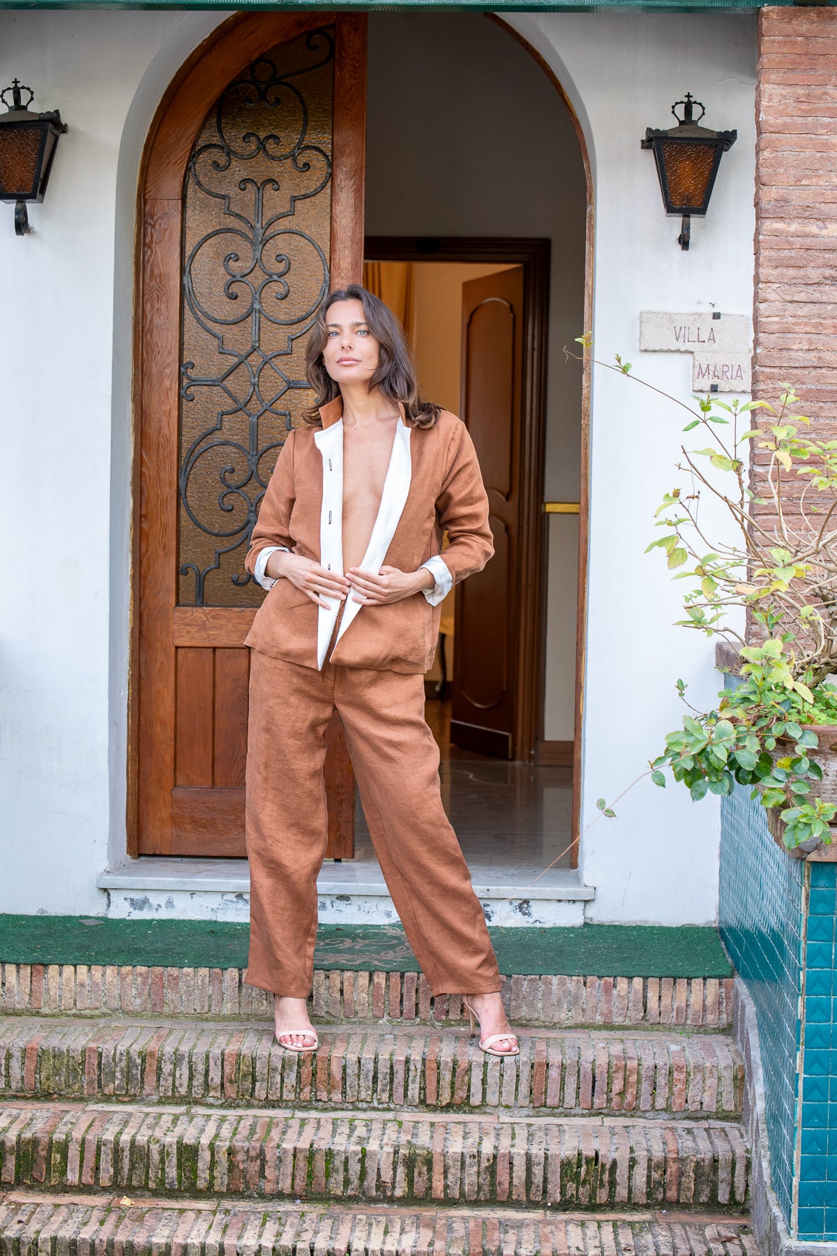 Pantalone Margaret in lino