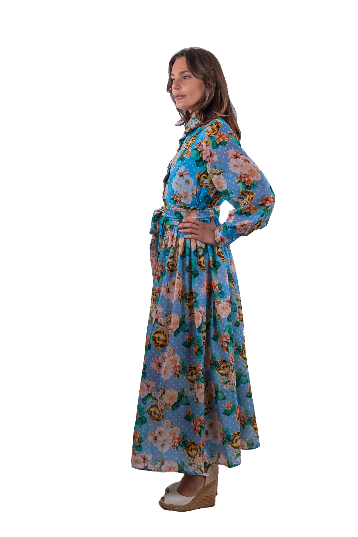 Abito Sofia Volo di Chiffon
