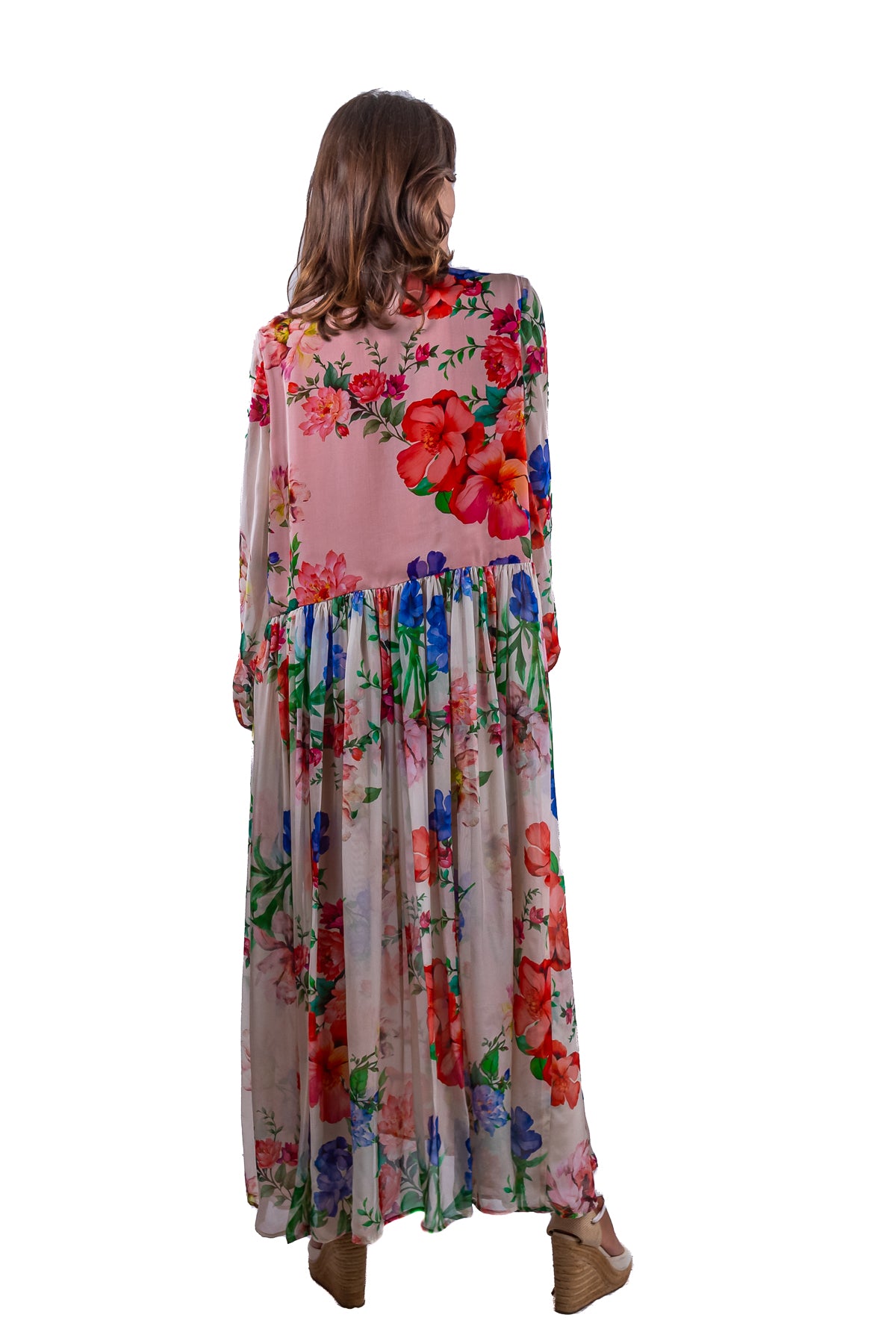 Abito Sofia Volo di Chiffon giardini di ninfa