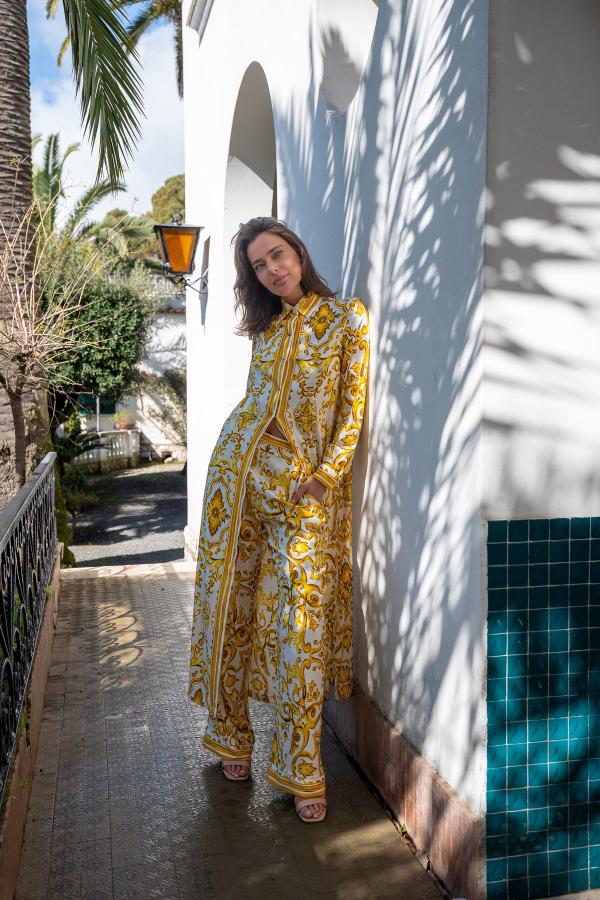 Chemisier Diana Capri in seta Capri