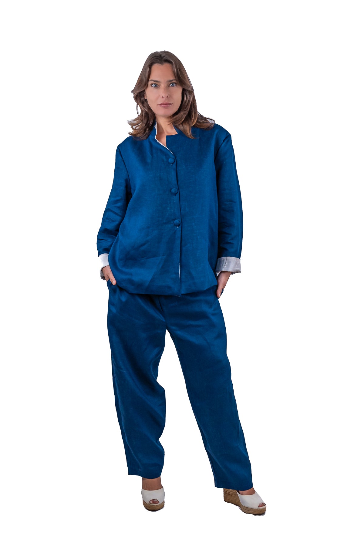 Pantalone Margaret in lino