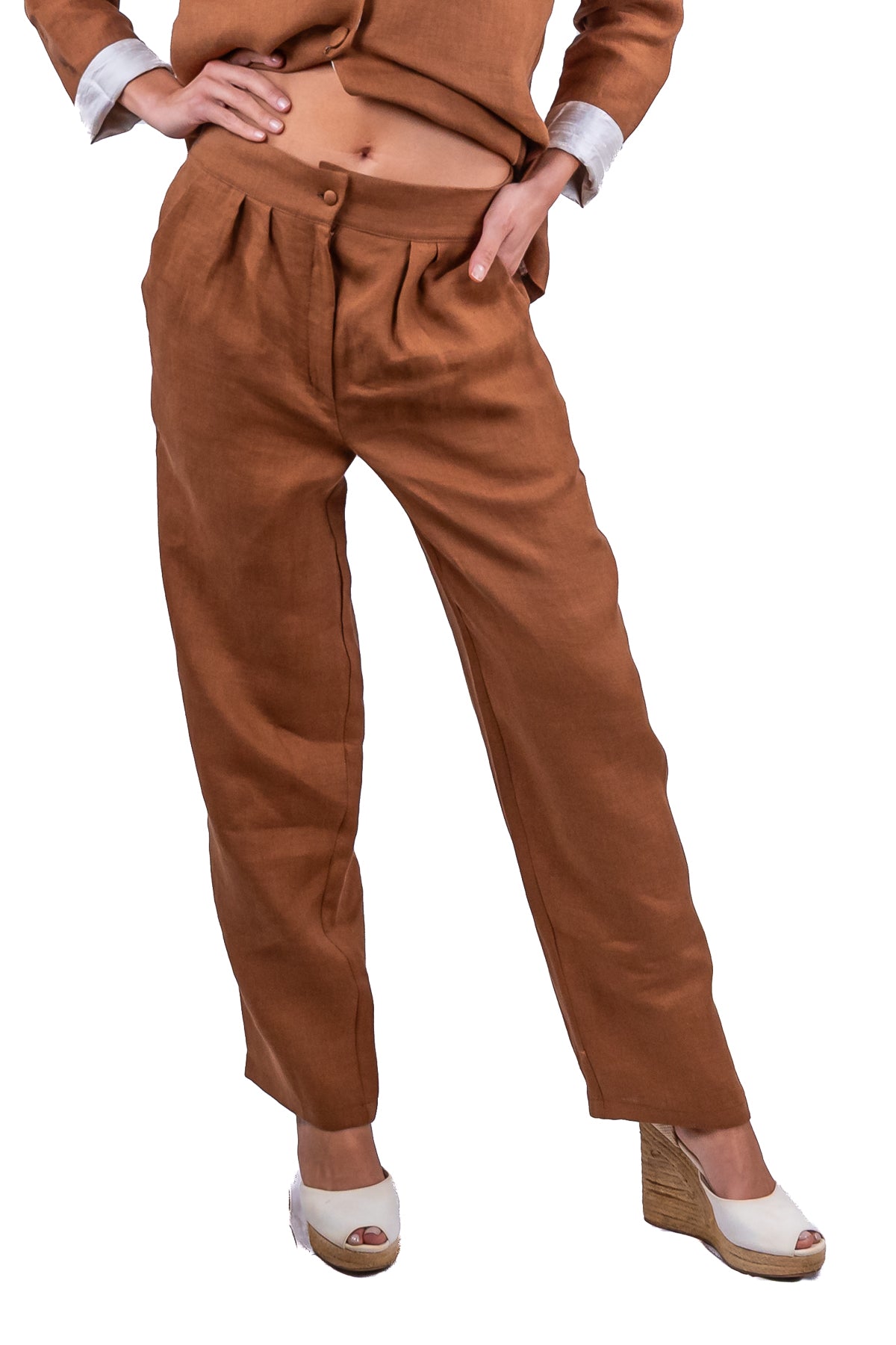 Pantalone Margaret in lino