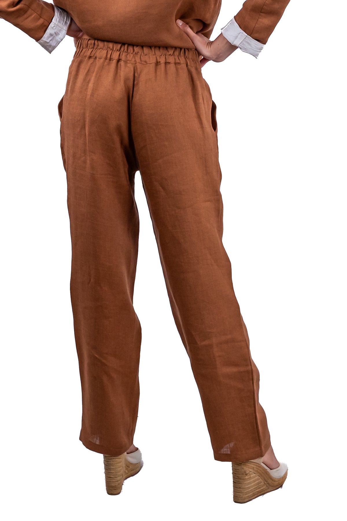 Pantalone Margaret in lino