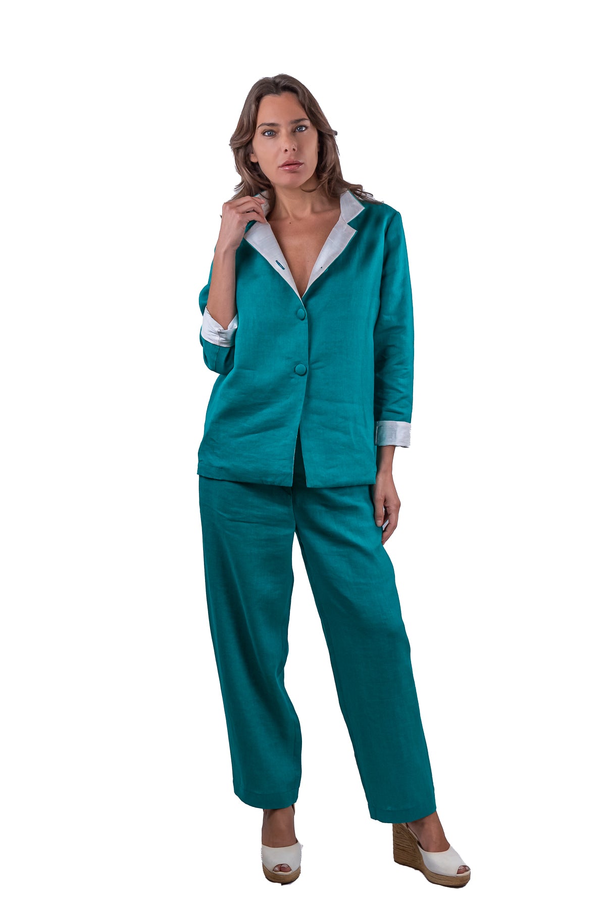 Pantalone Margaret in lino