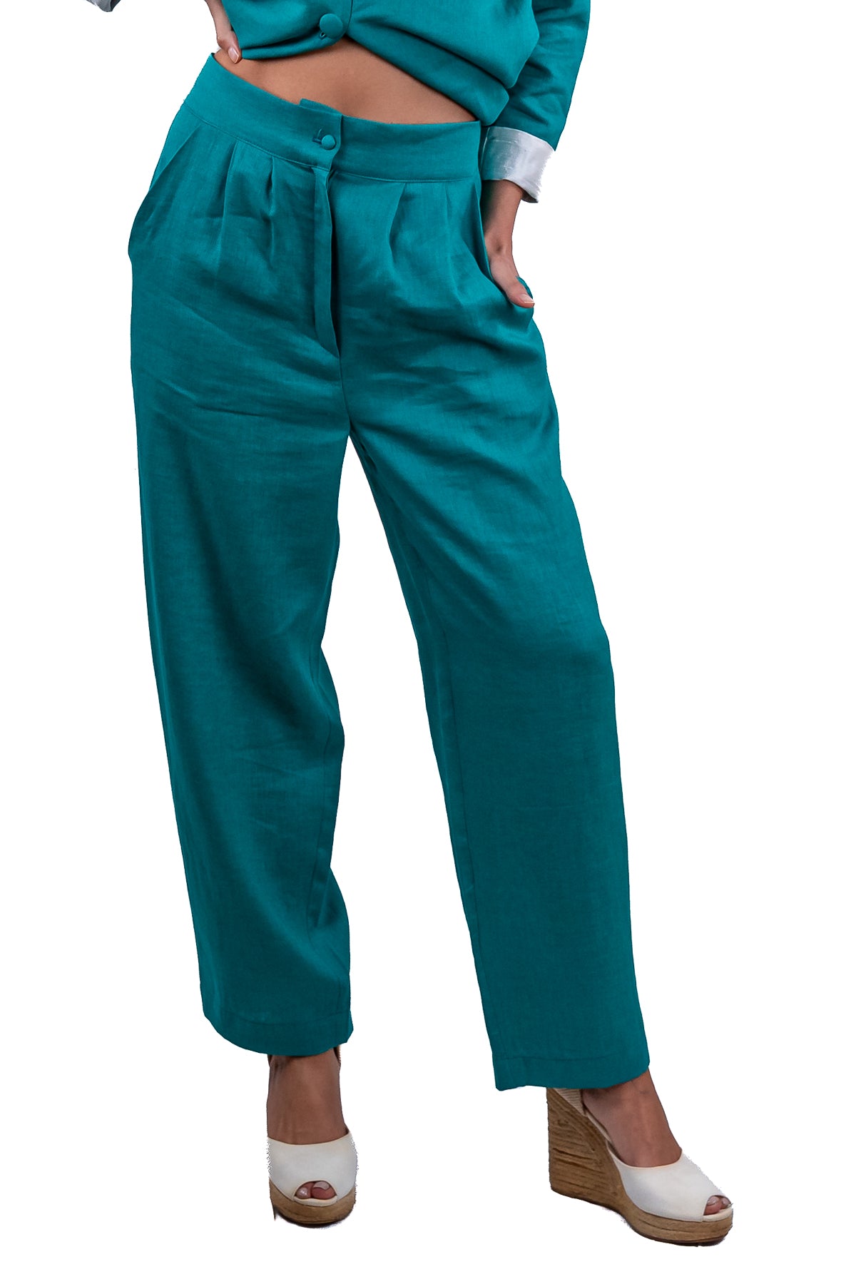 Pantalone Margaret in lino