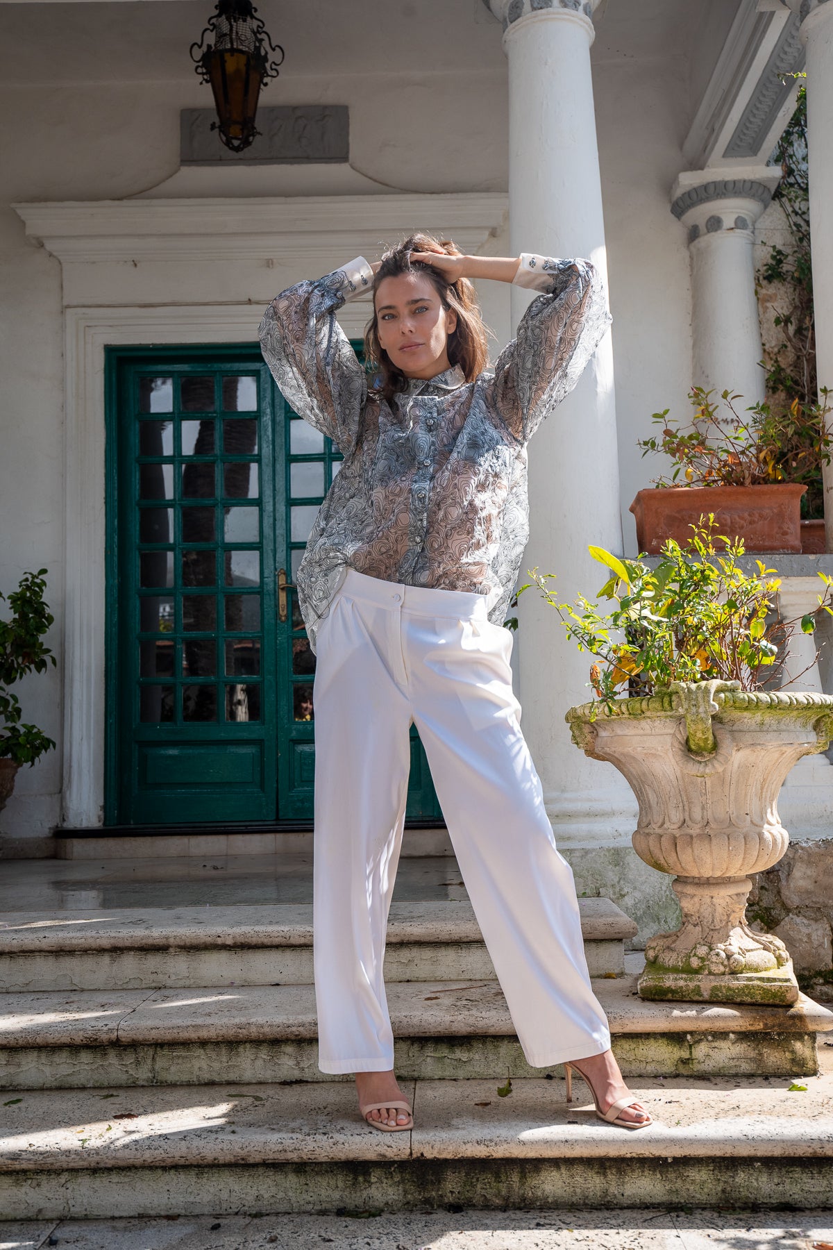 Camicia Ale in organza