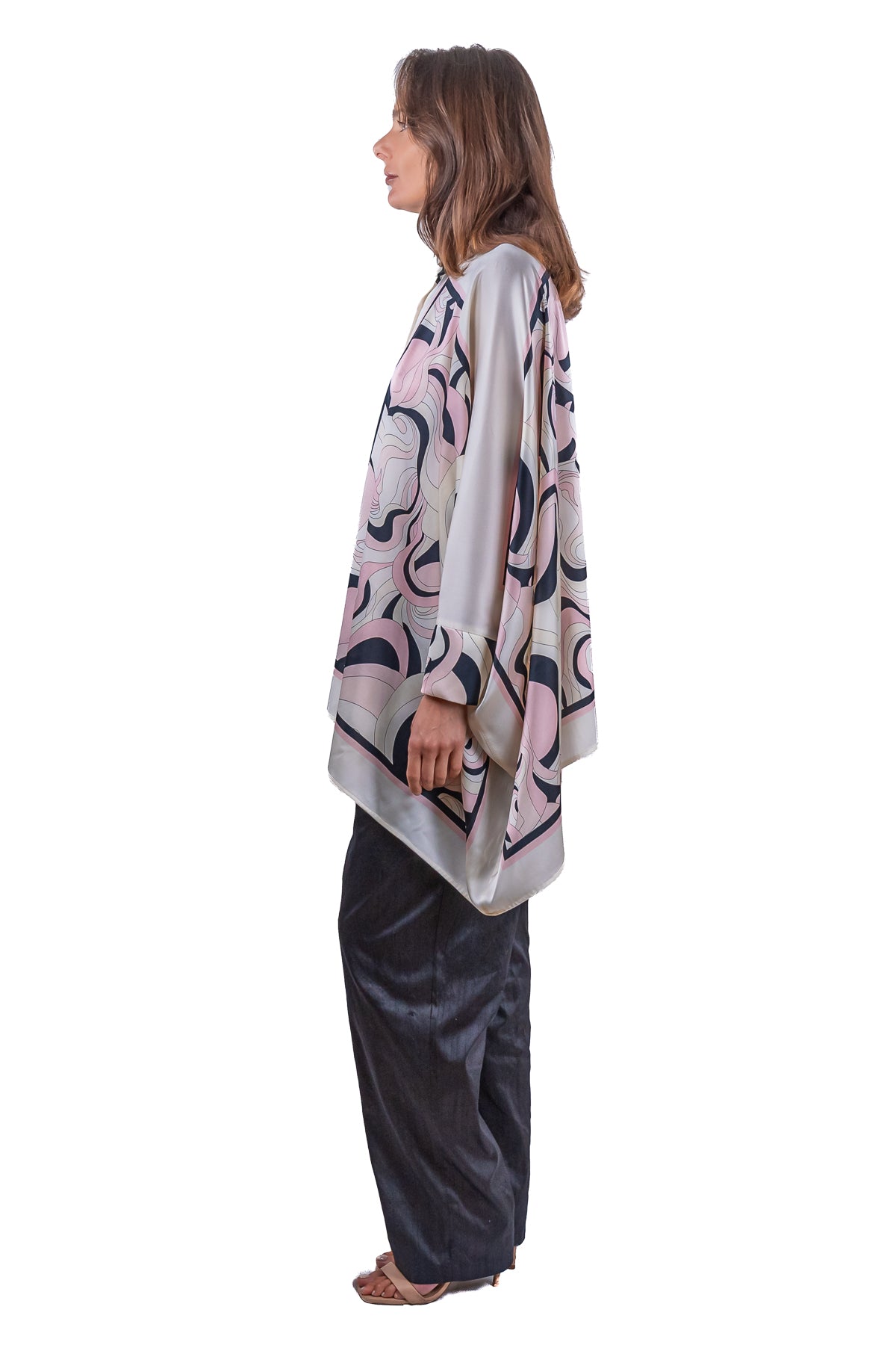 Camicia Kimono in seta