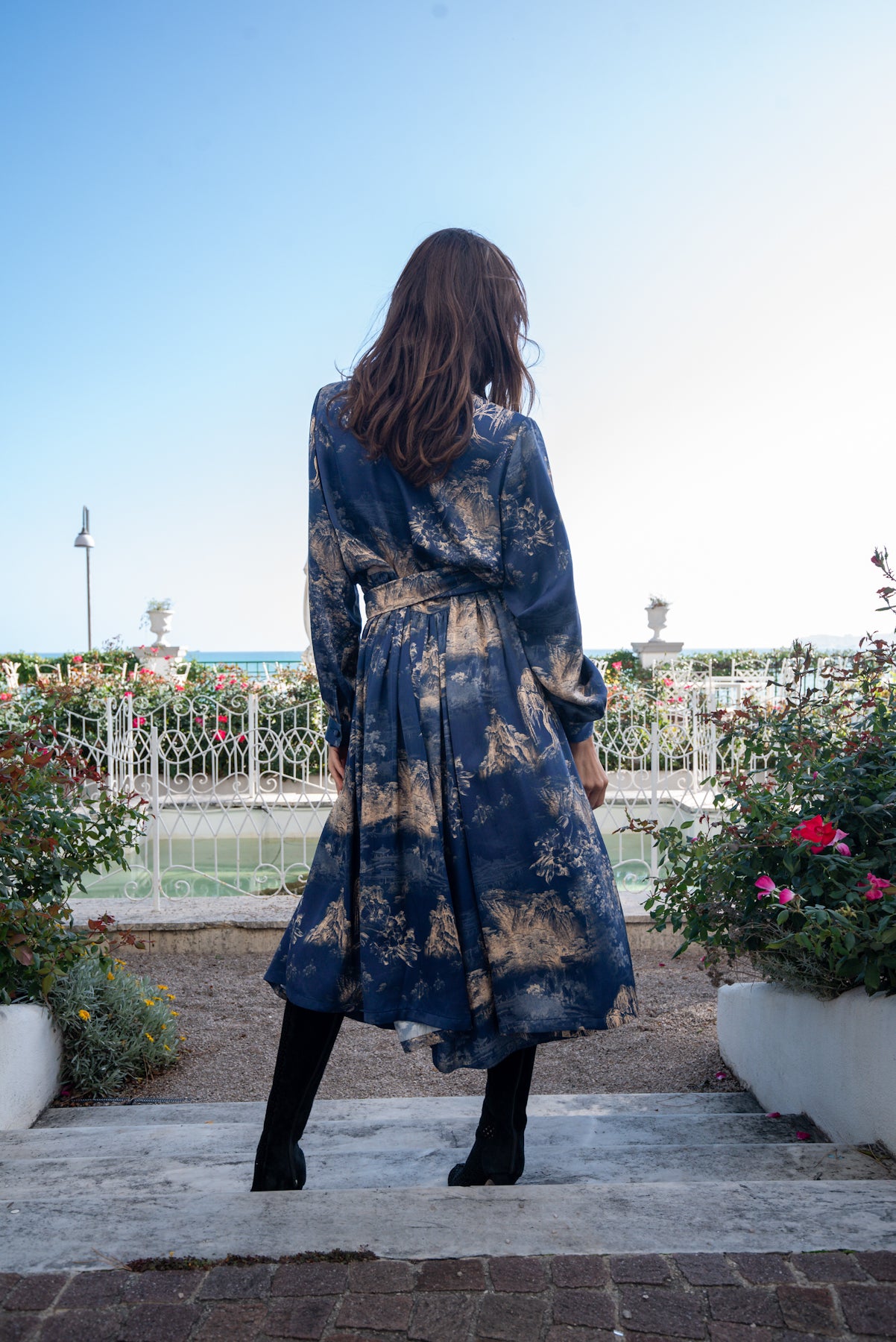 Abito Sofia Blu Oriente