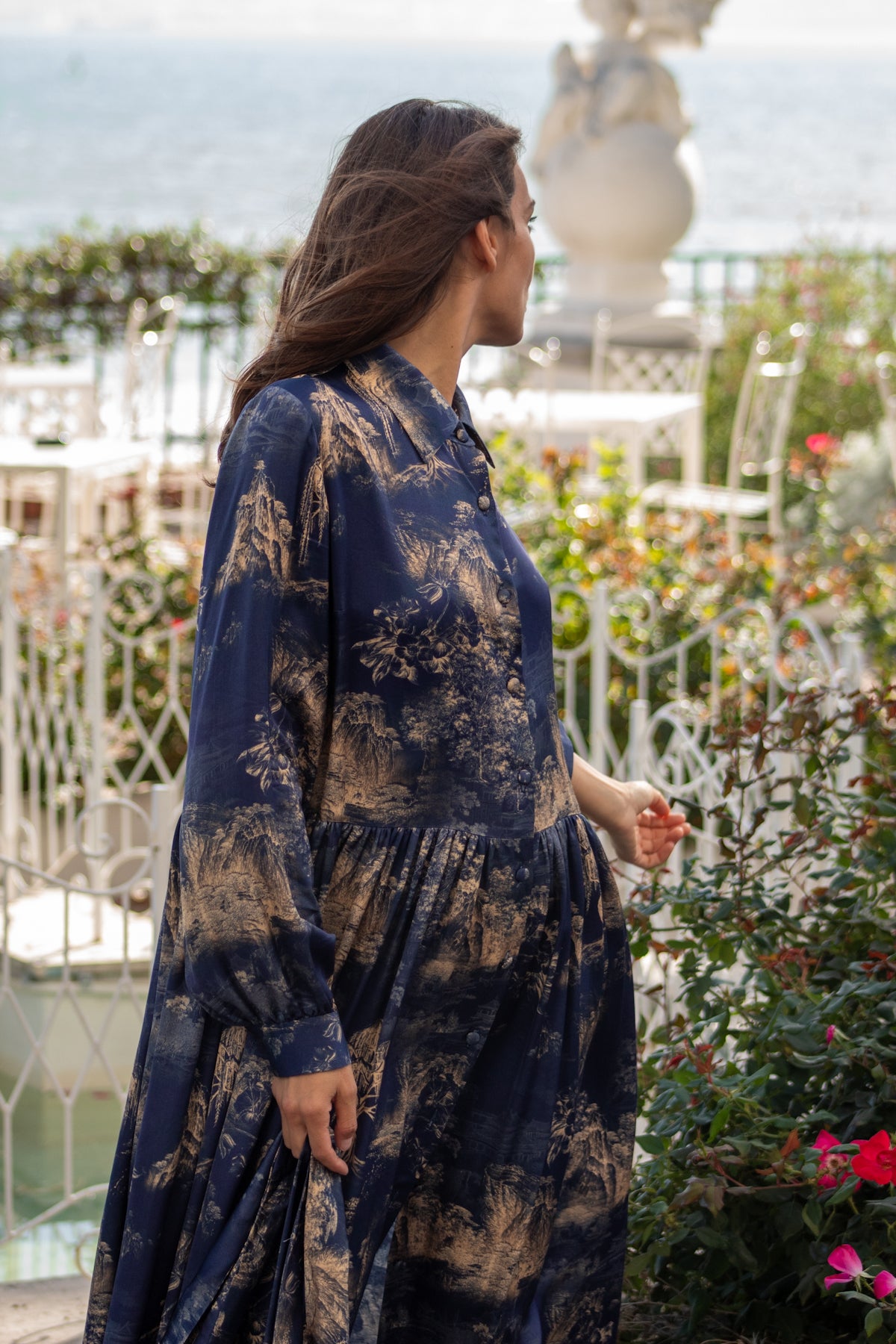 Abito Sofia Blu Oriente