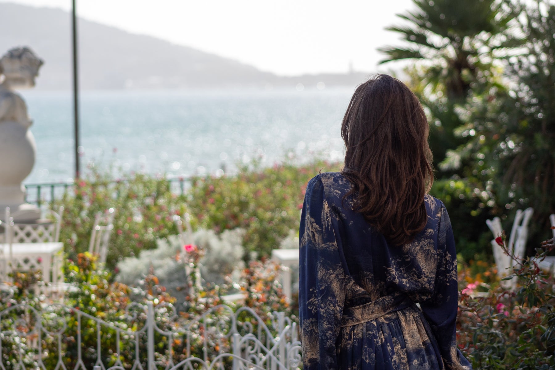 Abito Sofia Blu Oriente