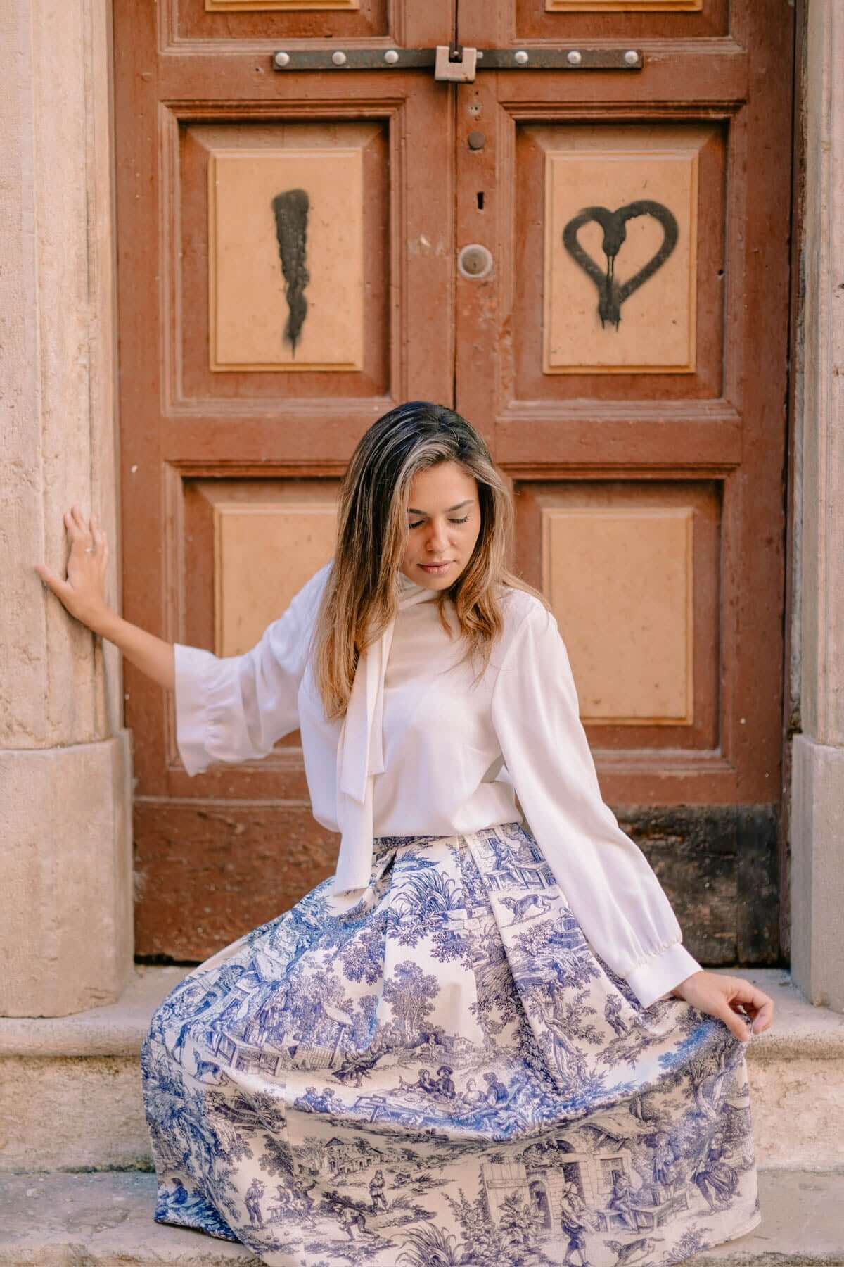 Gonna toile de Youy Blue