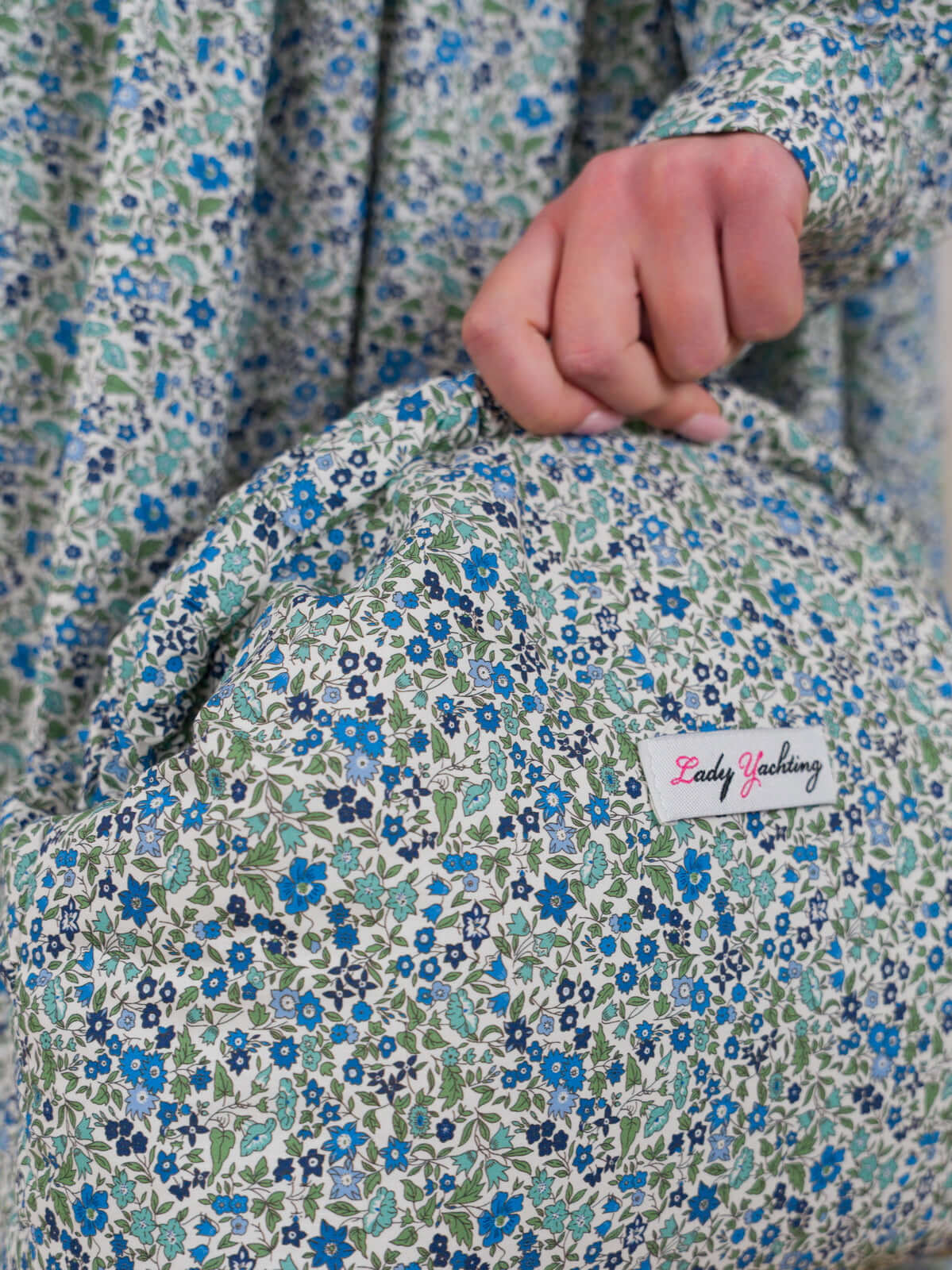 Clutch Floralia mini - fiori blu |Floralia