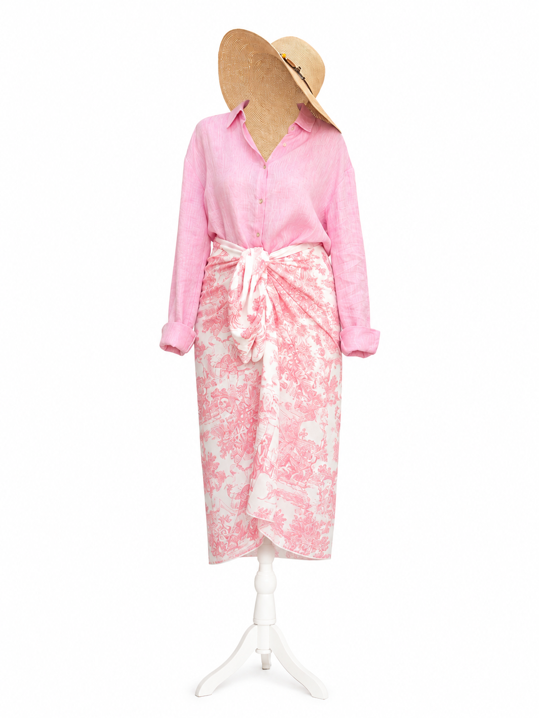 Completo Camicia Capri + gonna pareo riviera