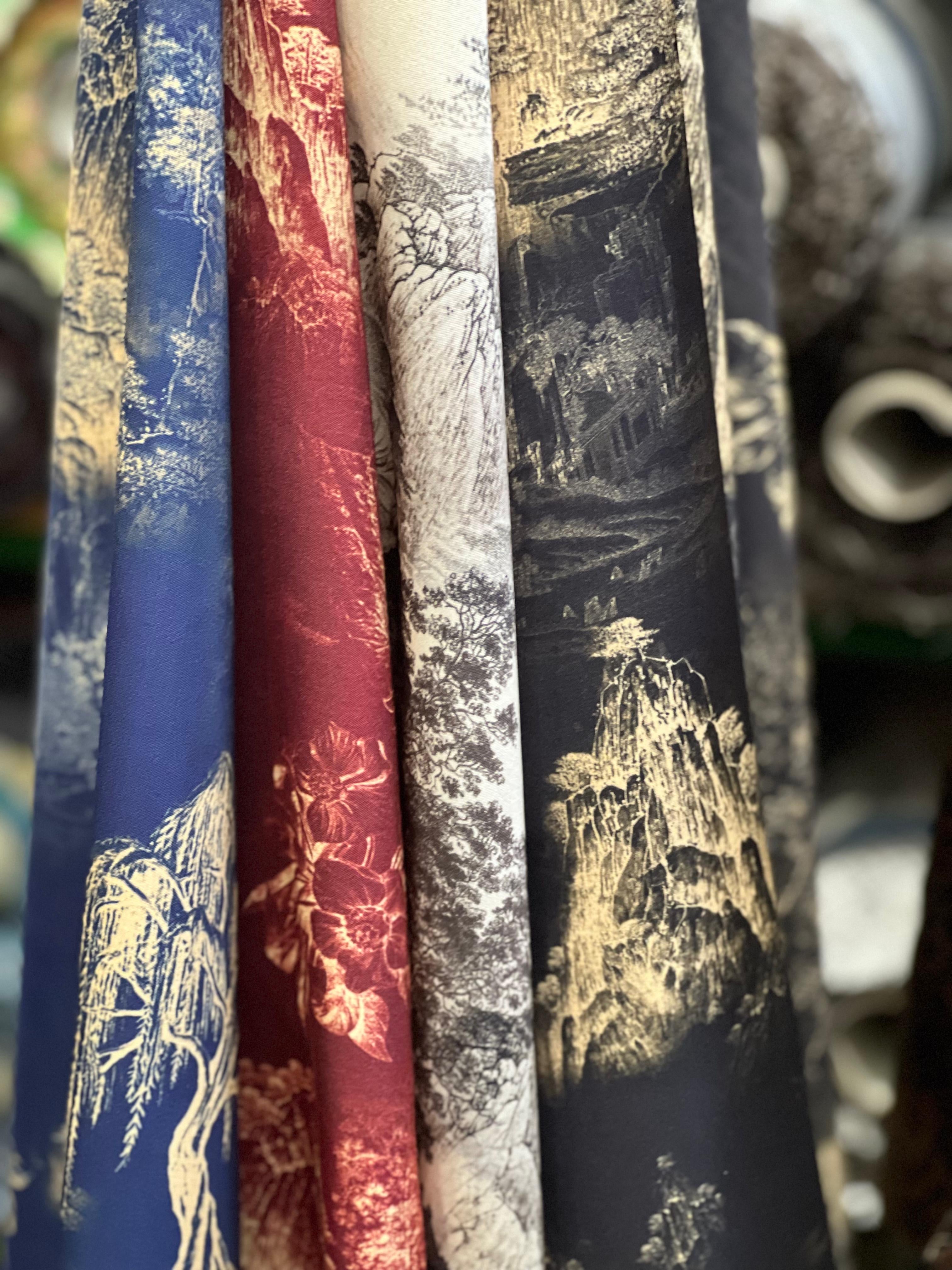 Camicia oriente abbottonatura Frontale Borgogna