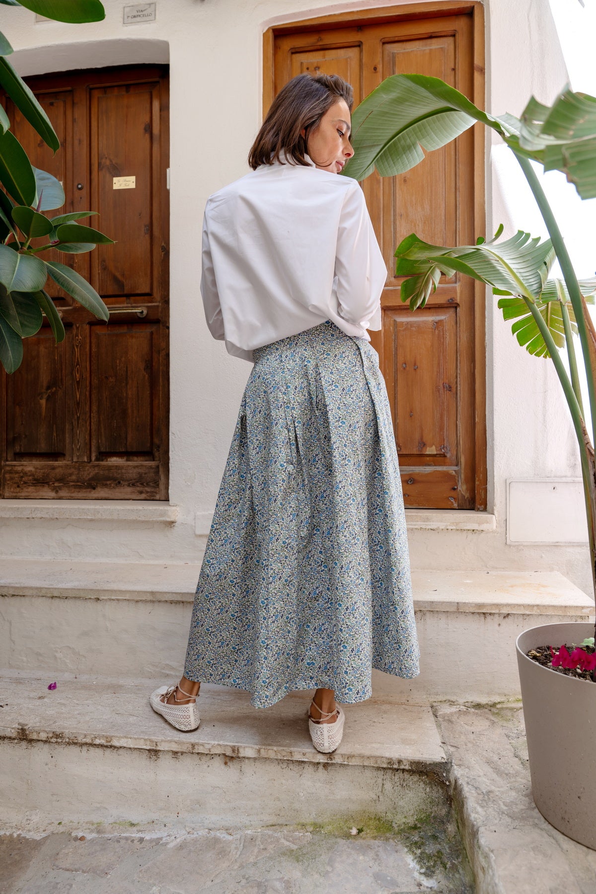 Gonna  in Cotone Liberty | Floralia