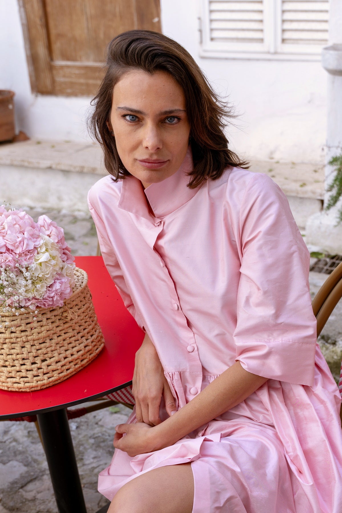 Abito in Shantung