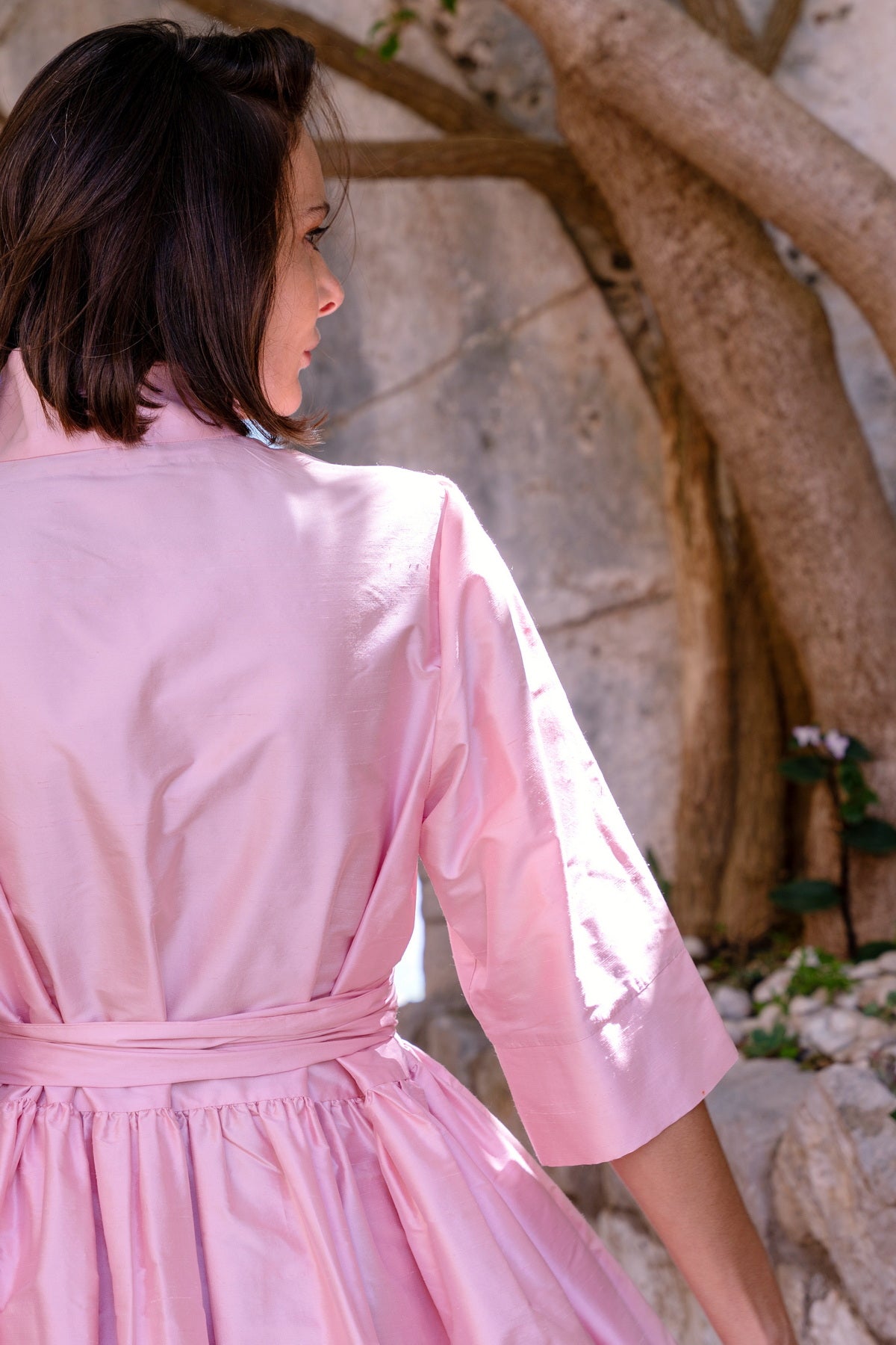 Abito in Shantung