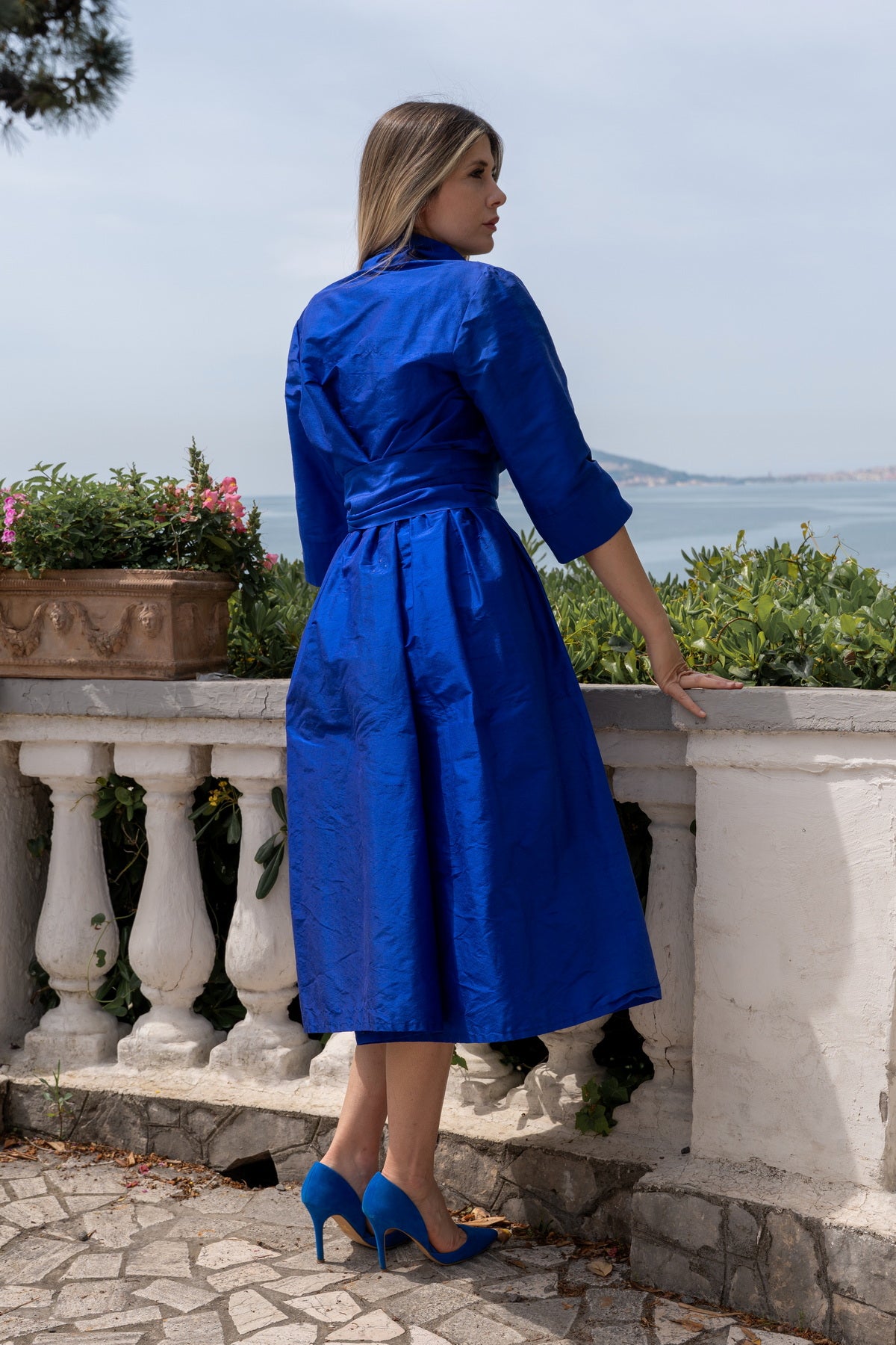 Sofia Bluette – Abito in Shantung