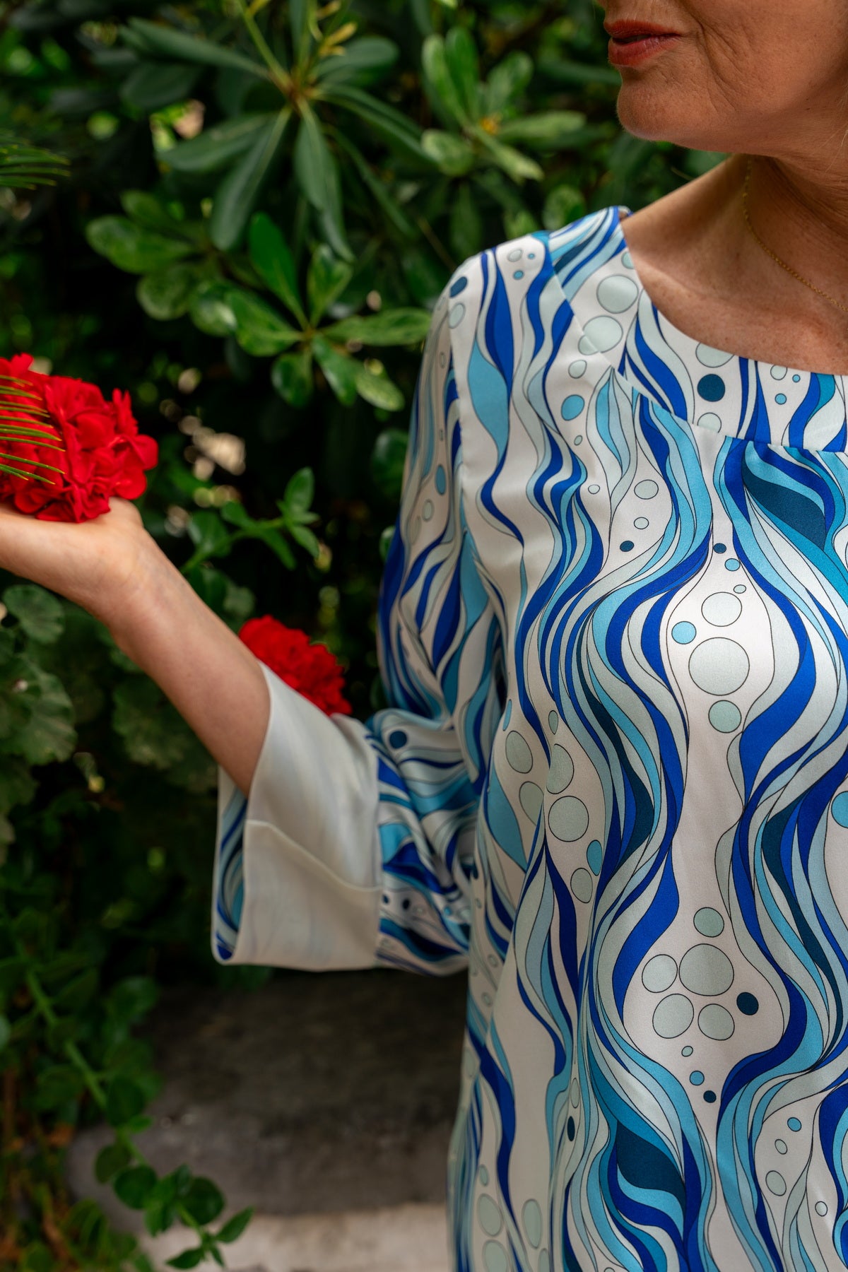 Blusa Nadia Mille bolle in seta